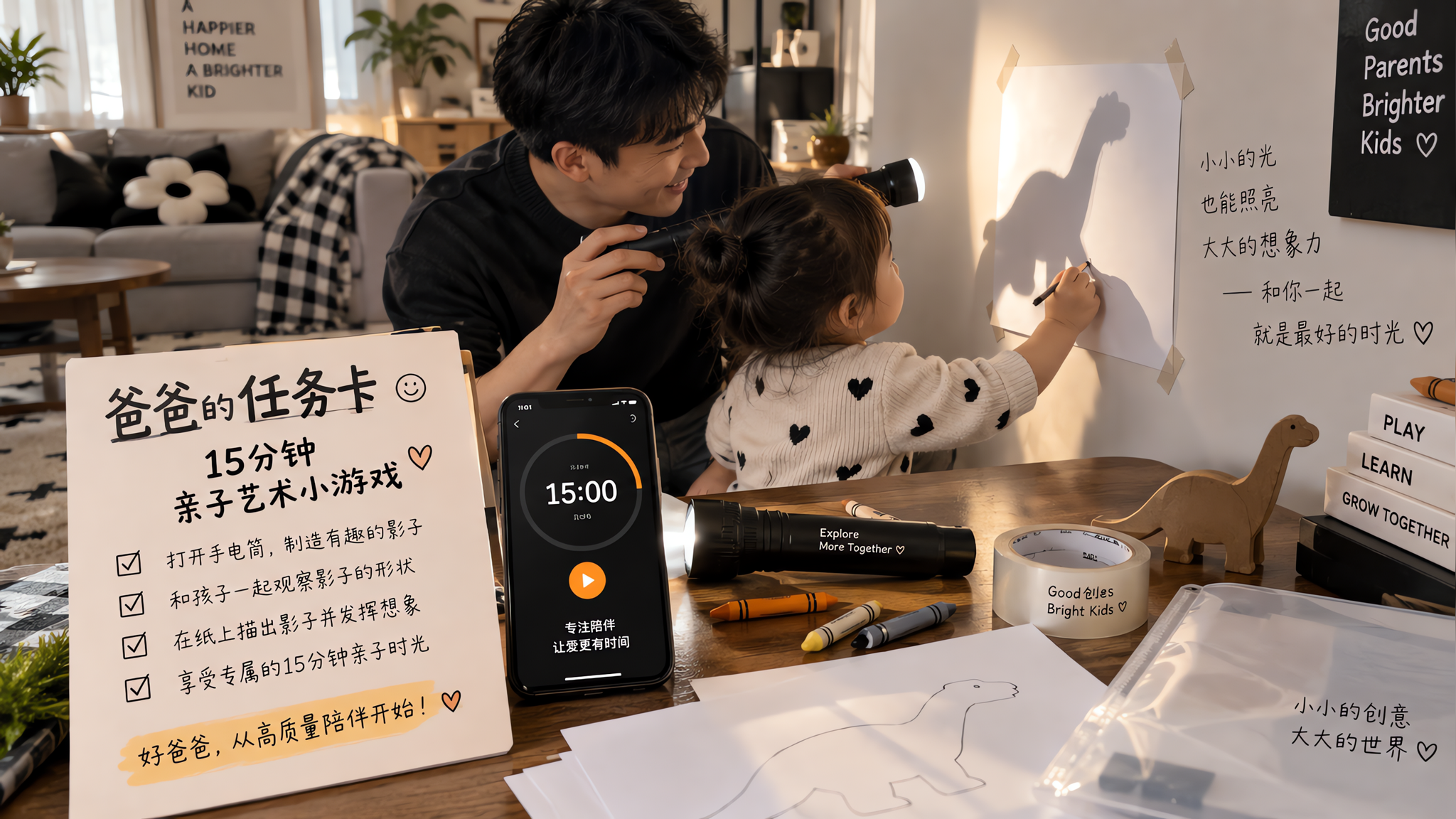 爸爸每天15分钟：把孩子的审美底盘养起来
