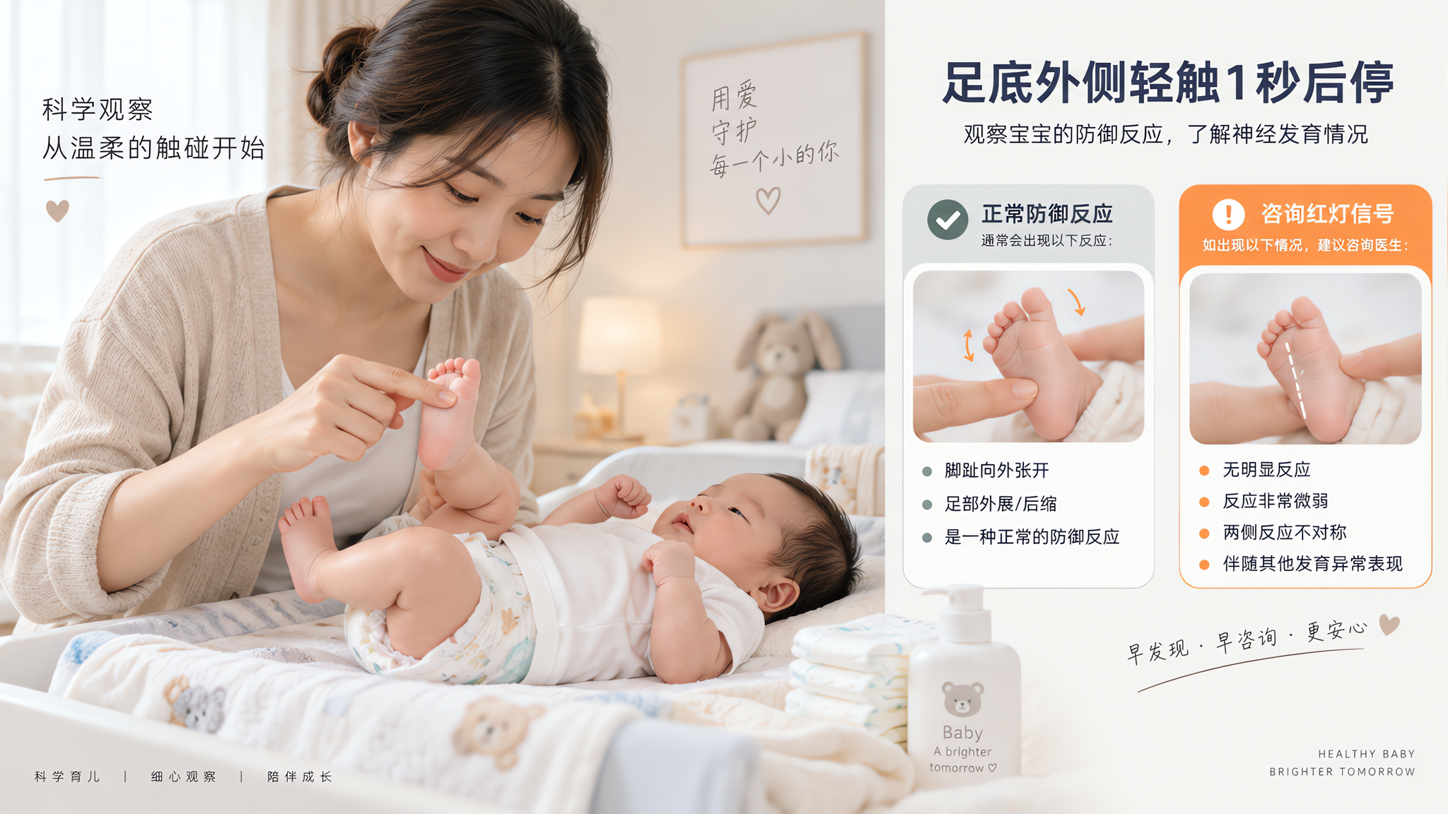 秋凉换衣一碰脚就哭？1秒观察分清怕凉和触觉防御