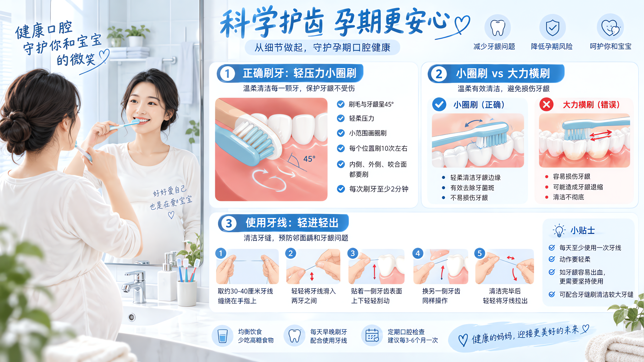 孕期牙龈出血别硬扛：一套清洁流程和就医节点
