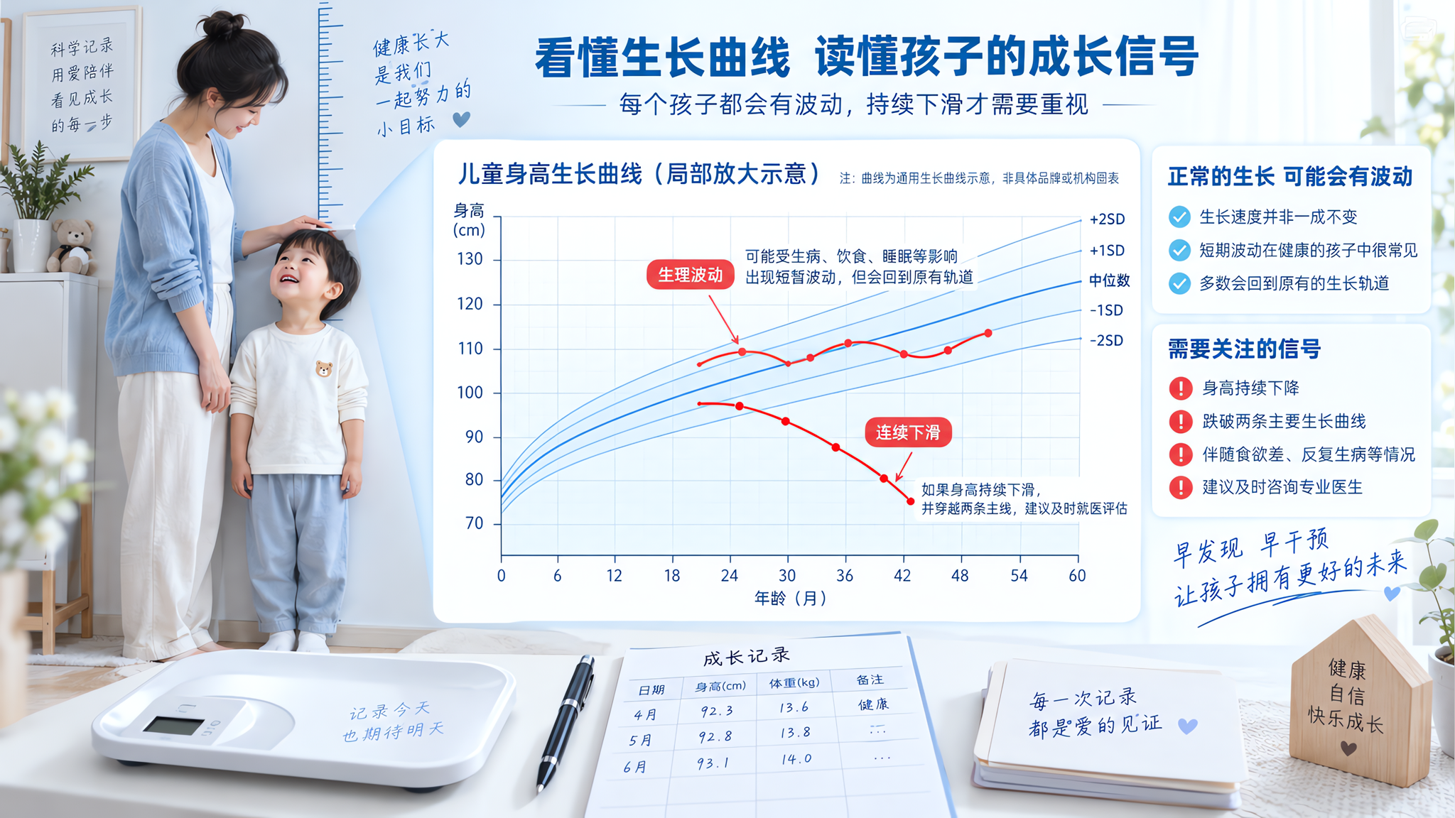秋天体重不涨别先补钙：WHO曲线看3个趋势