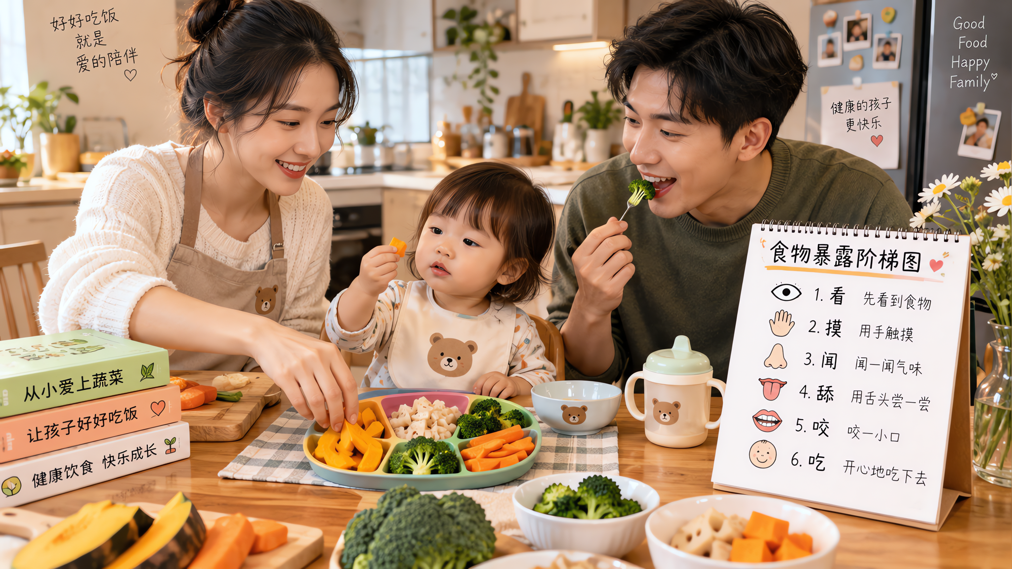 孩子拒绝蔬菜别硬塞：8-15次食物暴露更有效