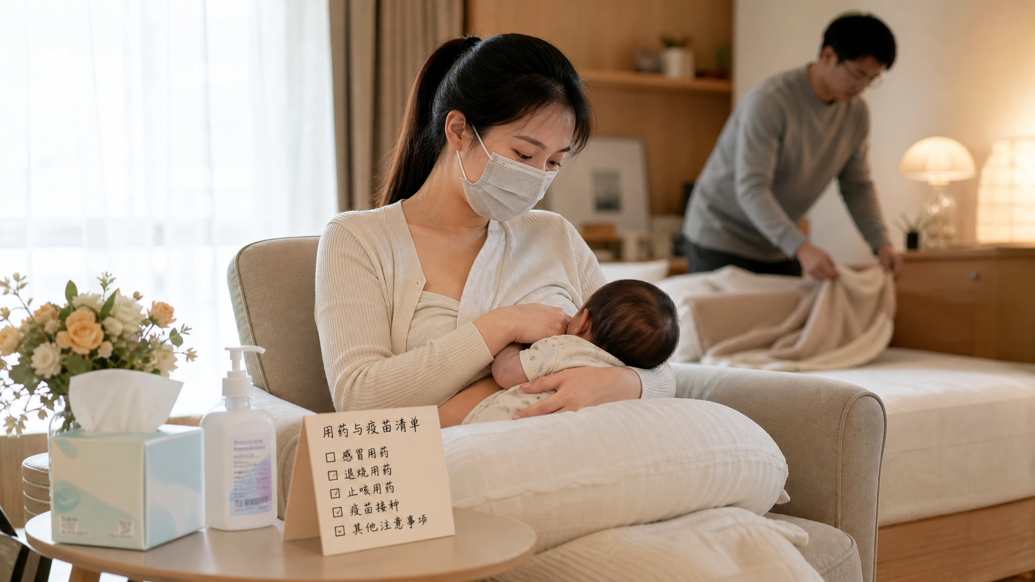 哺乳期感冒别硬扛：能喂奶、能用药、能打流感疫苗吗？