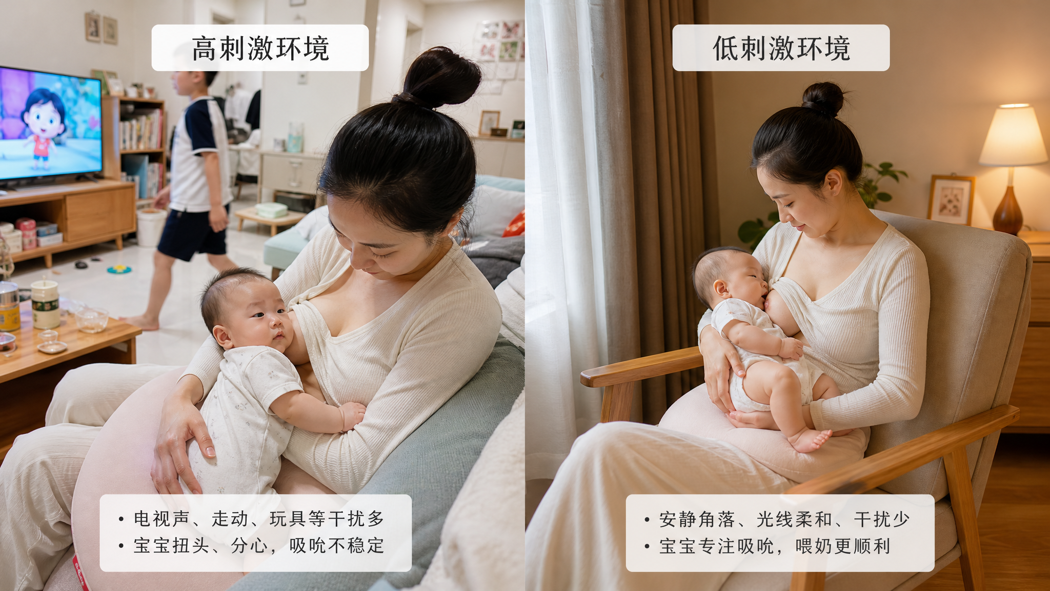 2-3个月吃奶总扭头？先别急着换奶嘴，试试这份环境清单