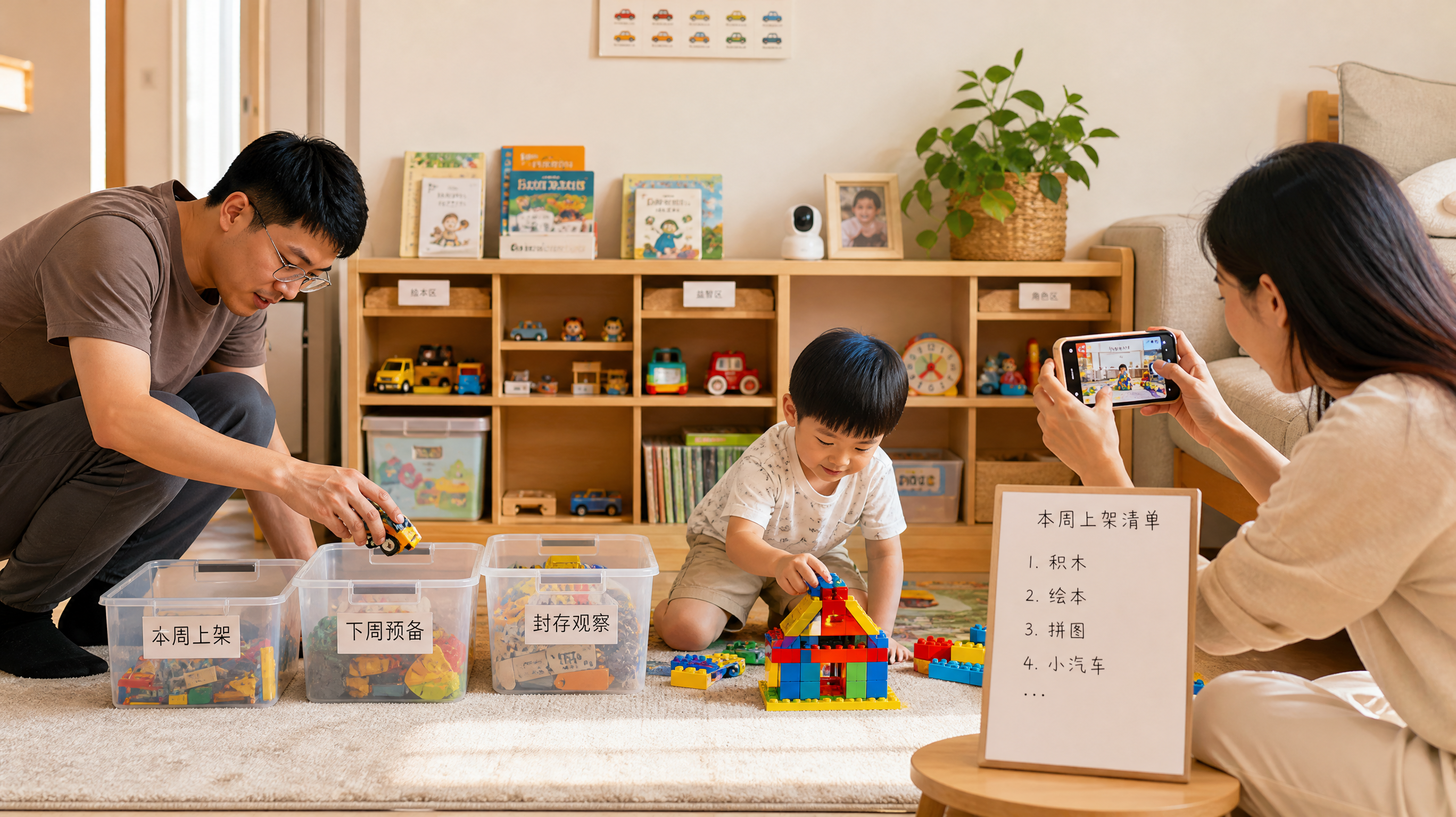 玩具越多孩子越无聊？一周只上架9件就够了