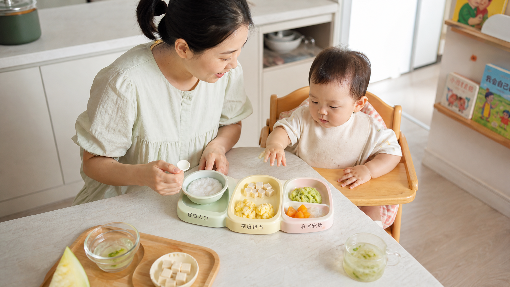天热吃两口就闹？辅食用这套“轻口+高密度”结构