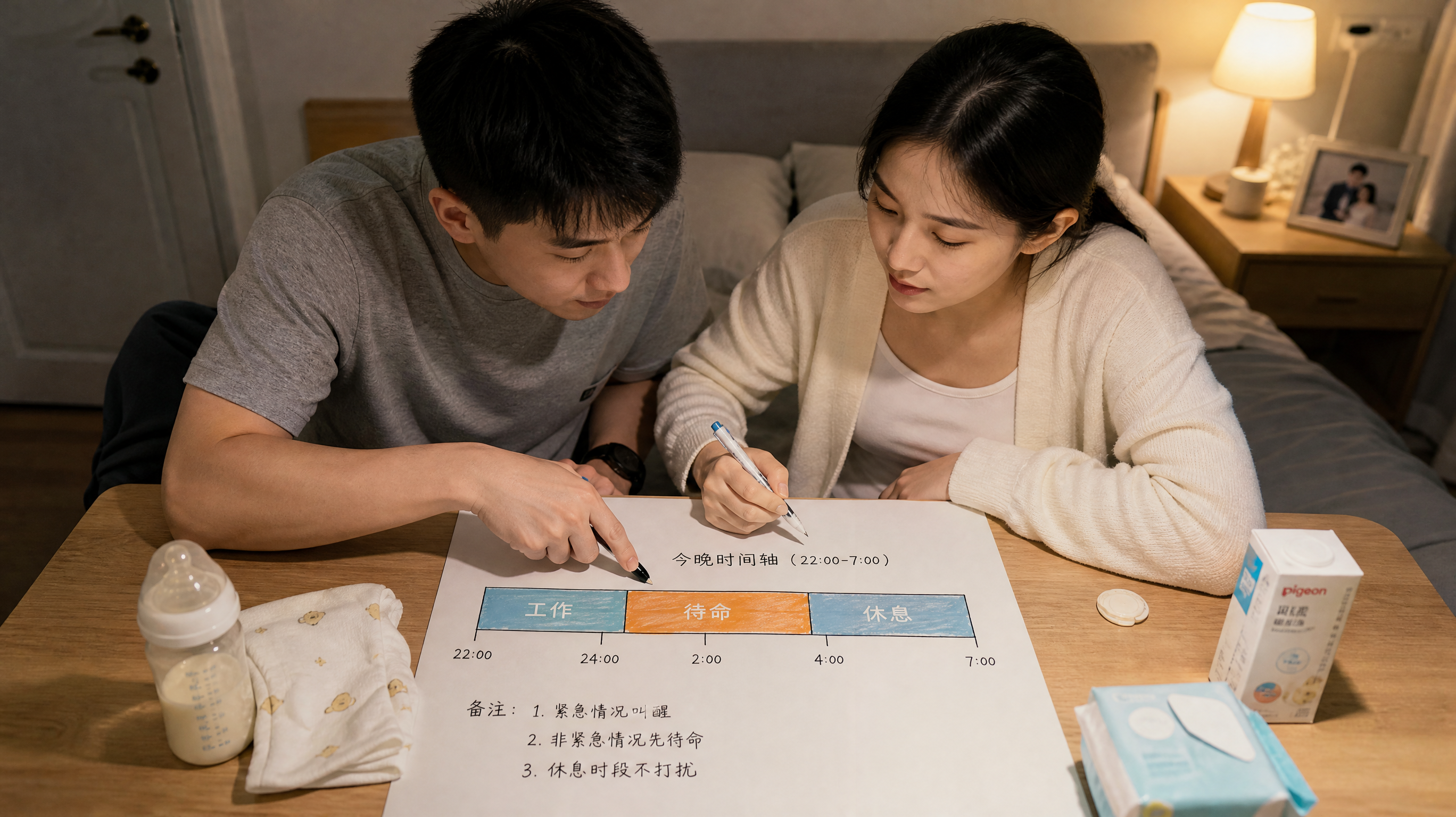夜醒多别吵了：用“工作/待命/休息”把月嫂工时讲明白