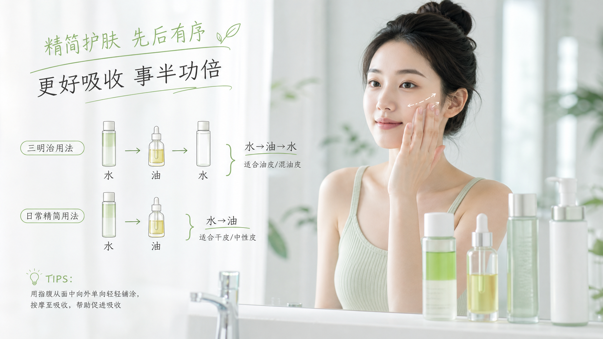 初秋外油内干别硬扛：油水顺序用对就不闷