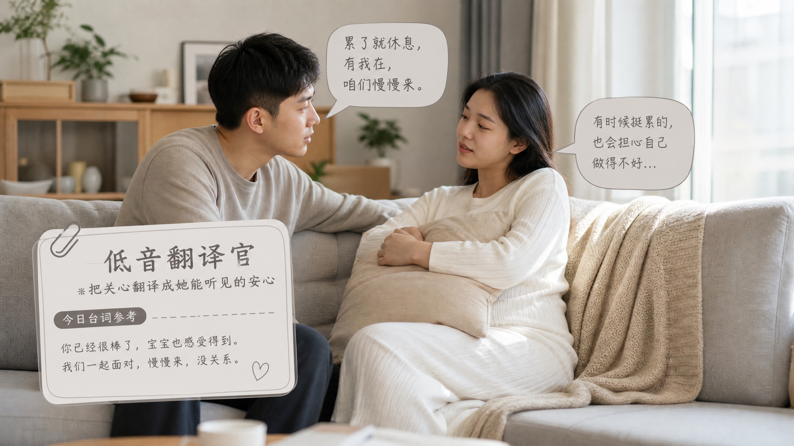 孕妈说“我很烦”时，爸爸这样翻译就不踩雷