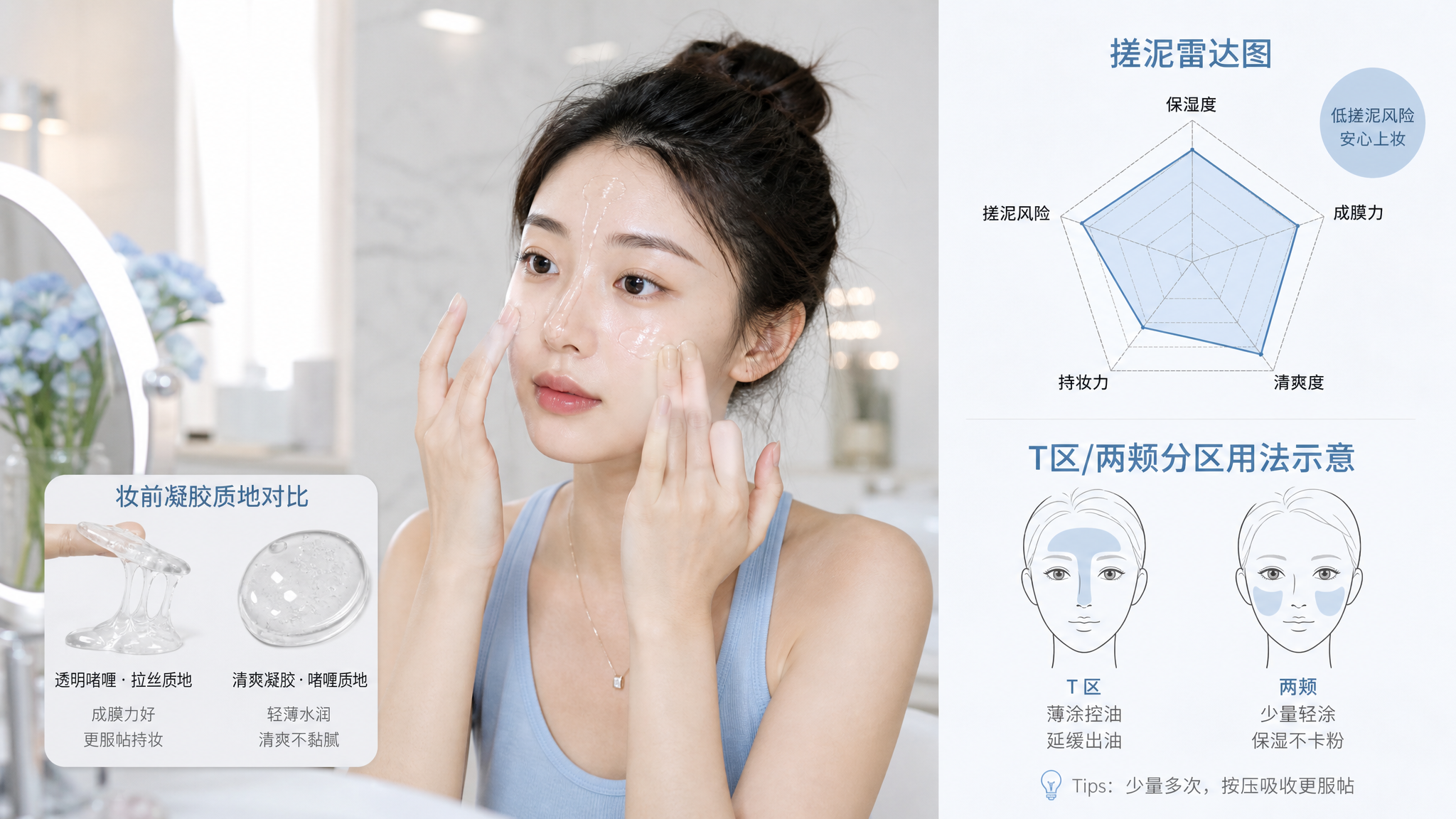 夏天底妆总卡粉搓泥？先看妆前这2件事