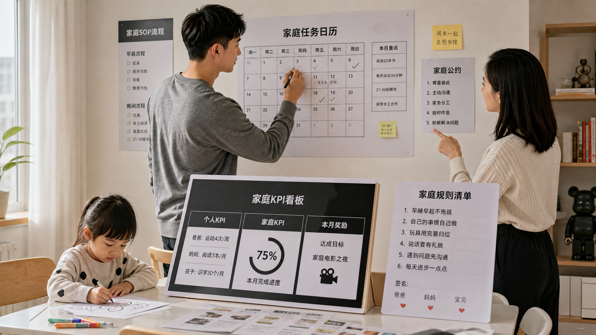 幼小衔接别再内耗：一张一致规则表让全家同频