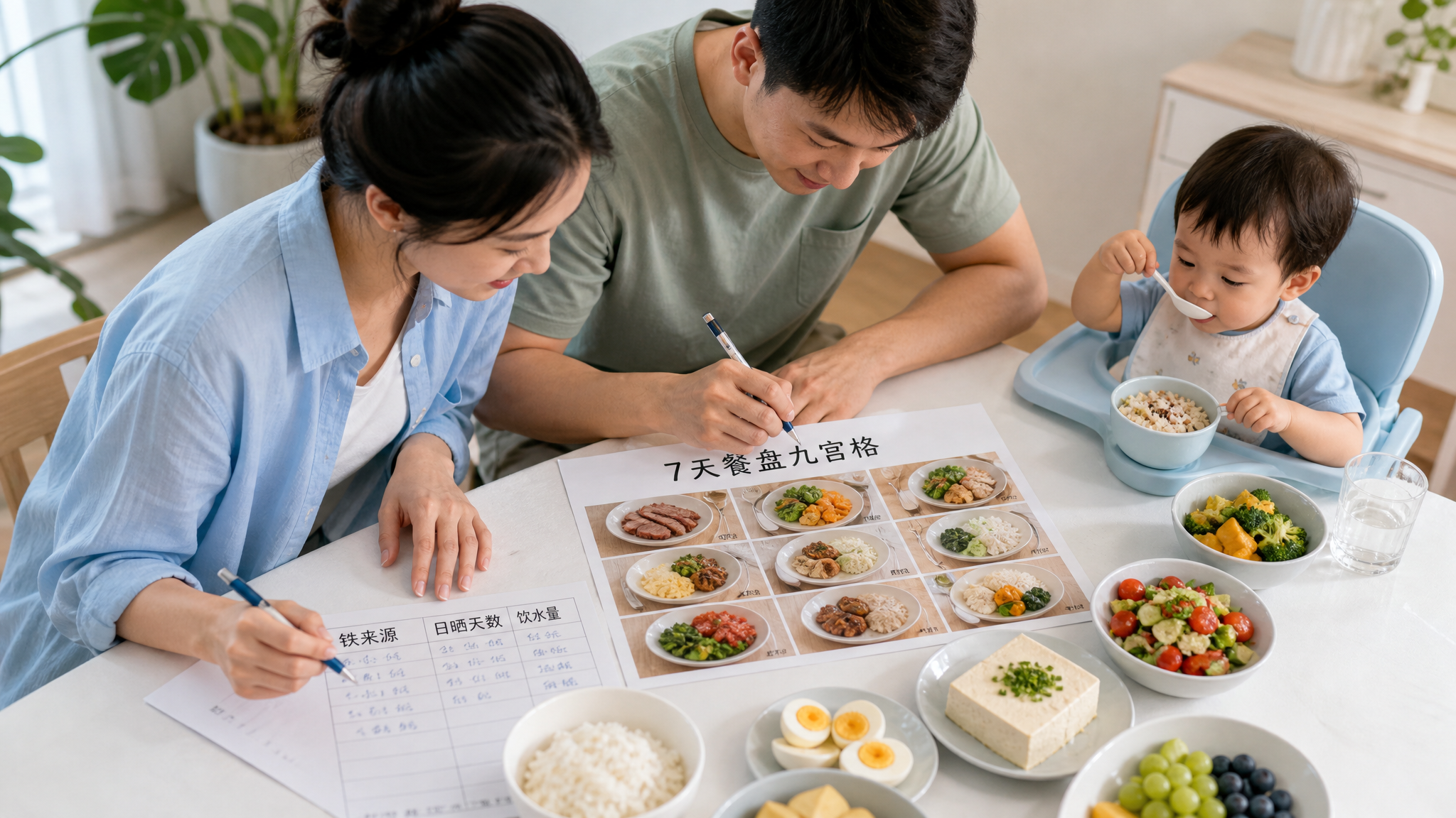 夏天娃吃两口就停？先抓铁蛋白维D，补剂别急