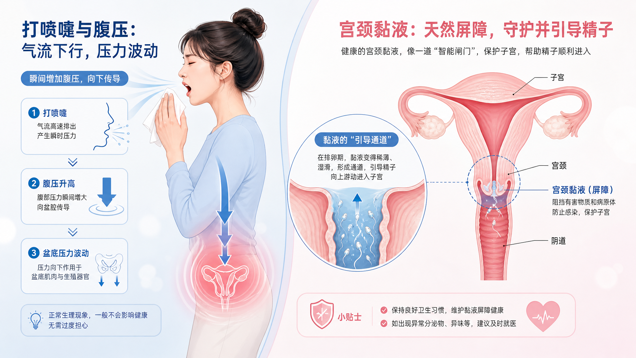 同房后打喷嚏会把精子喷出来吗？别让伪物理吓自己