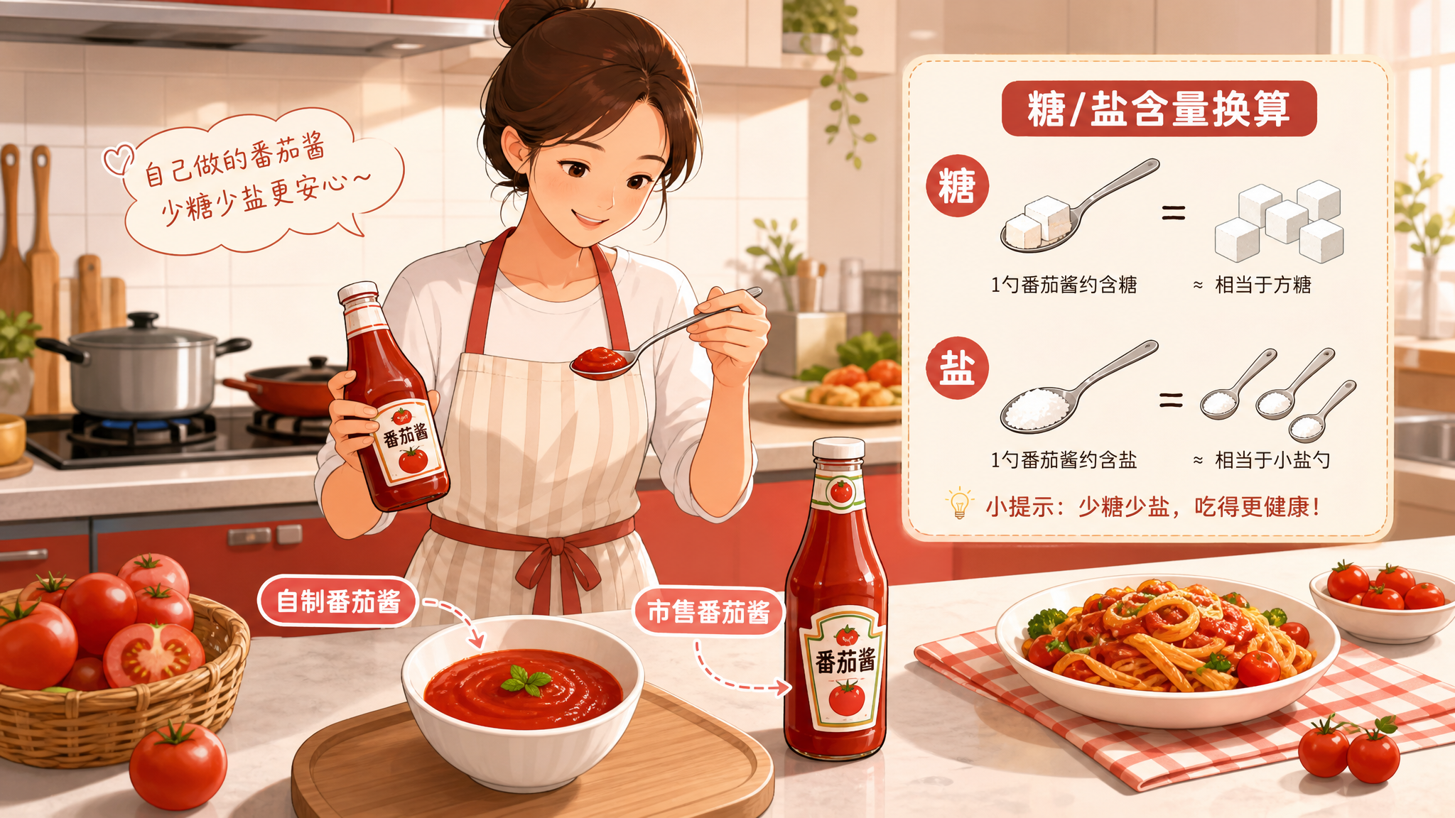 番茄酱别随手挤：配料表这2项靠前要警惕