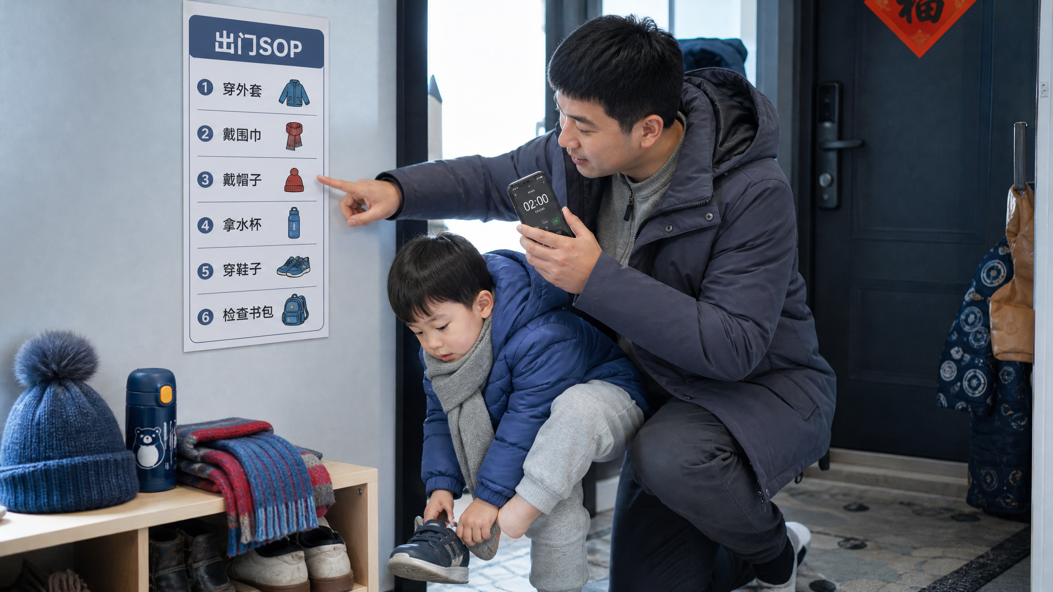 深秋出门总漏一步？用5级梯度练到一次听懂3个指令