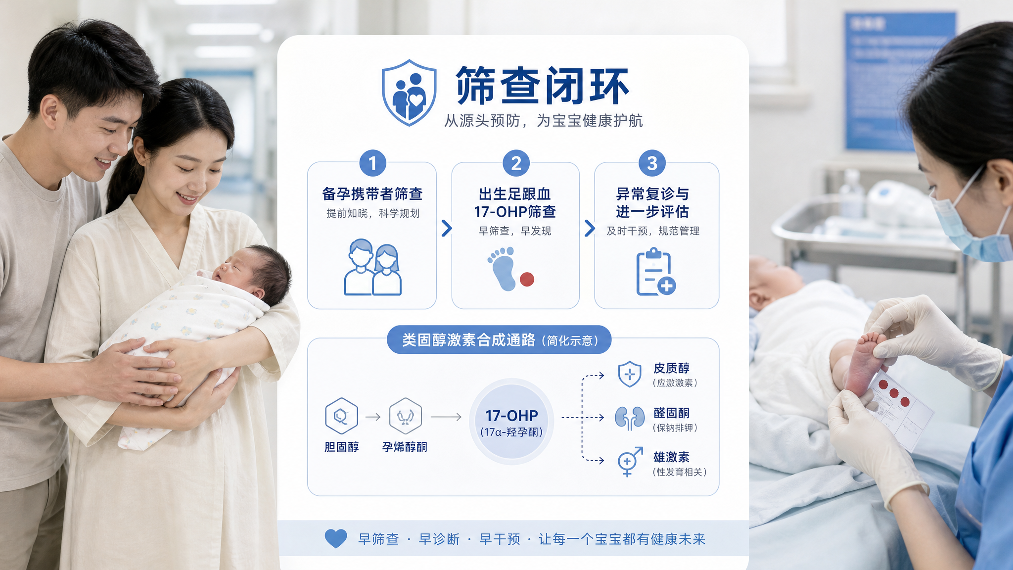 夫妻都健康却生出危重症？CAH携带筛查别漏