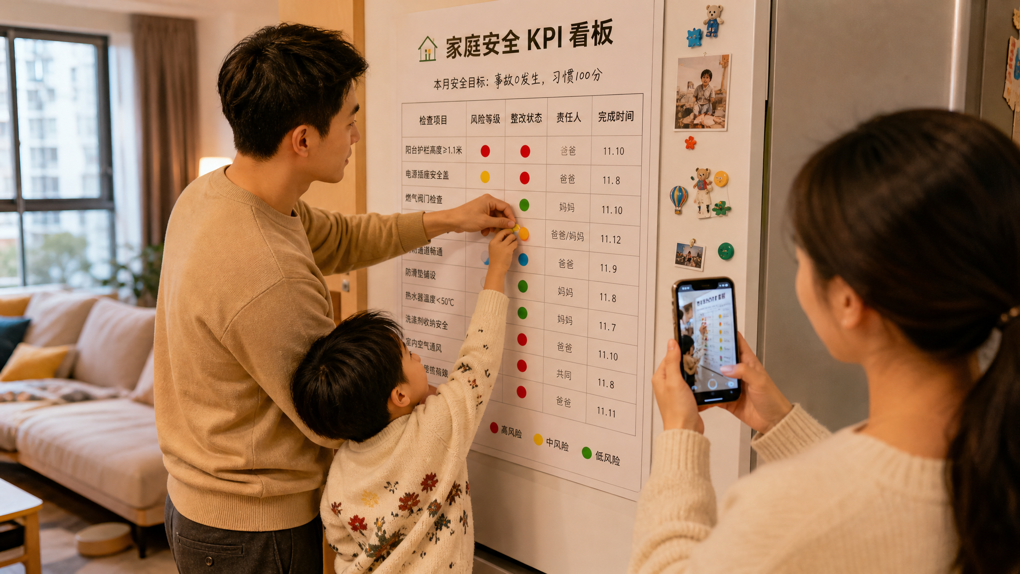 寒露后家里更危险：每周5分钟安全排查表