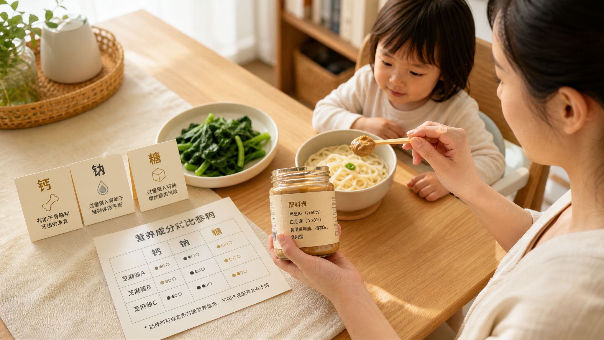 儿童芝麻酱怎么选：4步避开高钠高糖和黄曲霉毒素