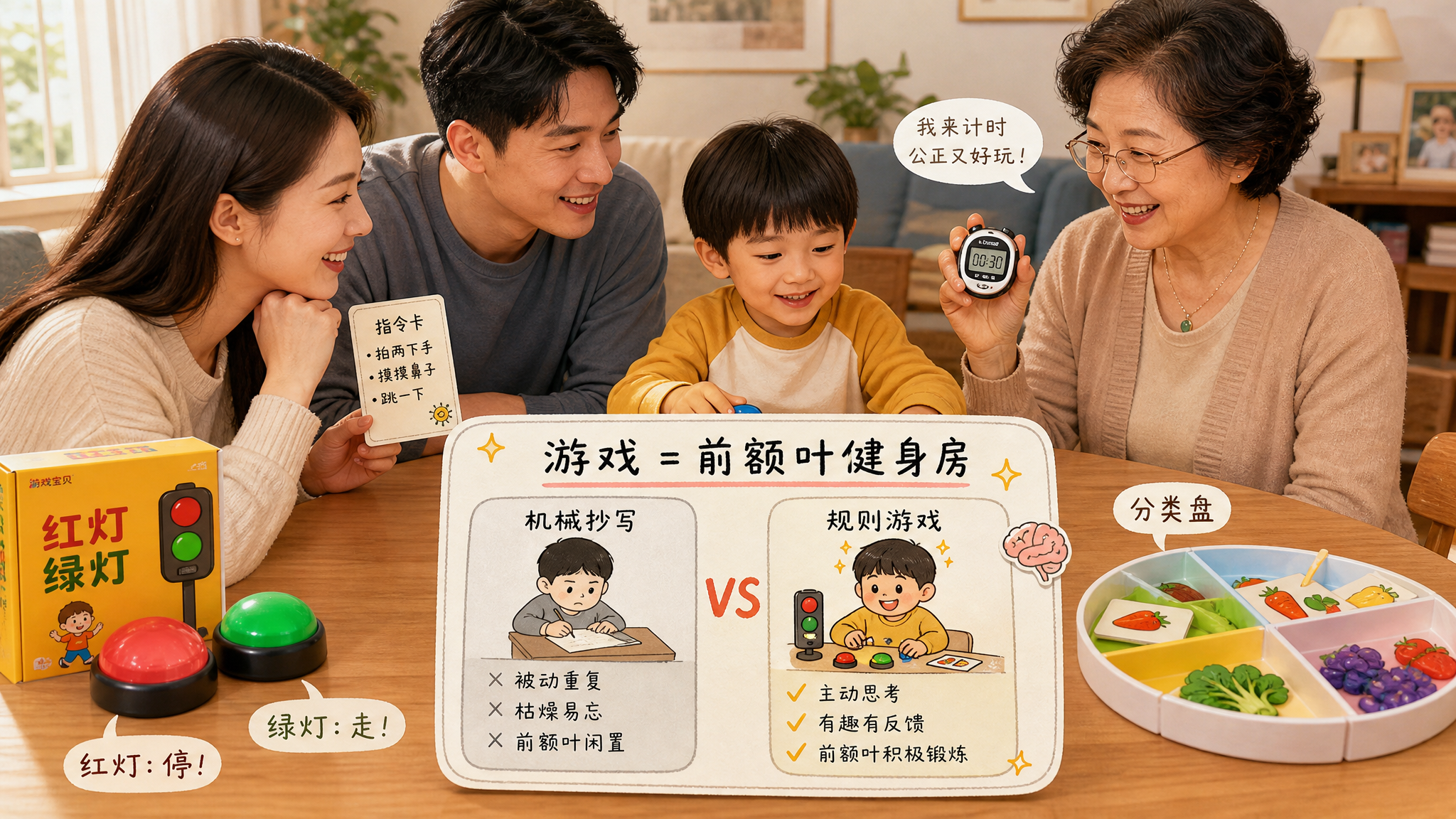 长辈催写字别硬刚：把“玩”说成前额叶训练
