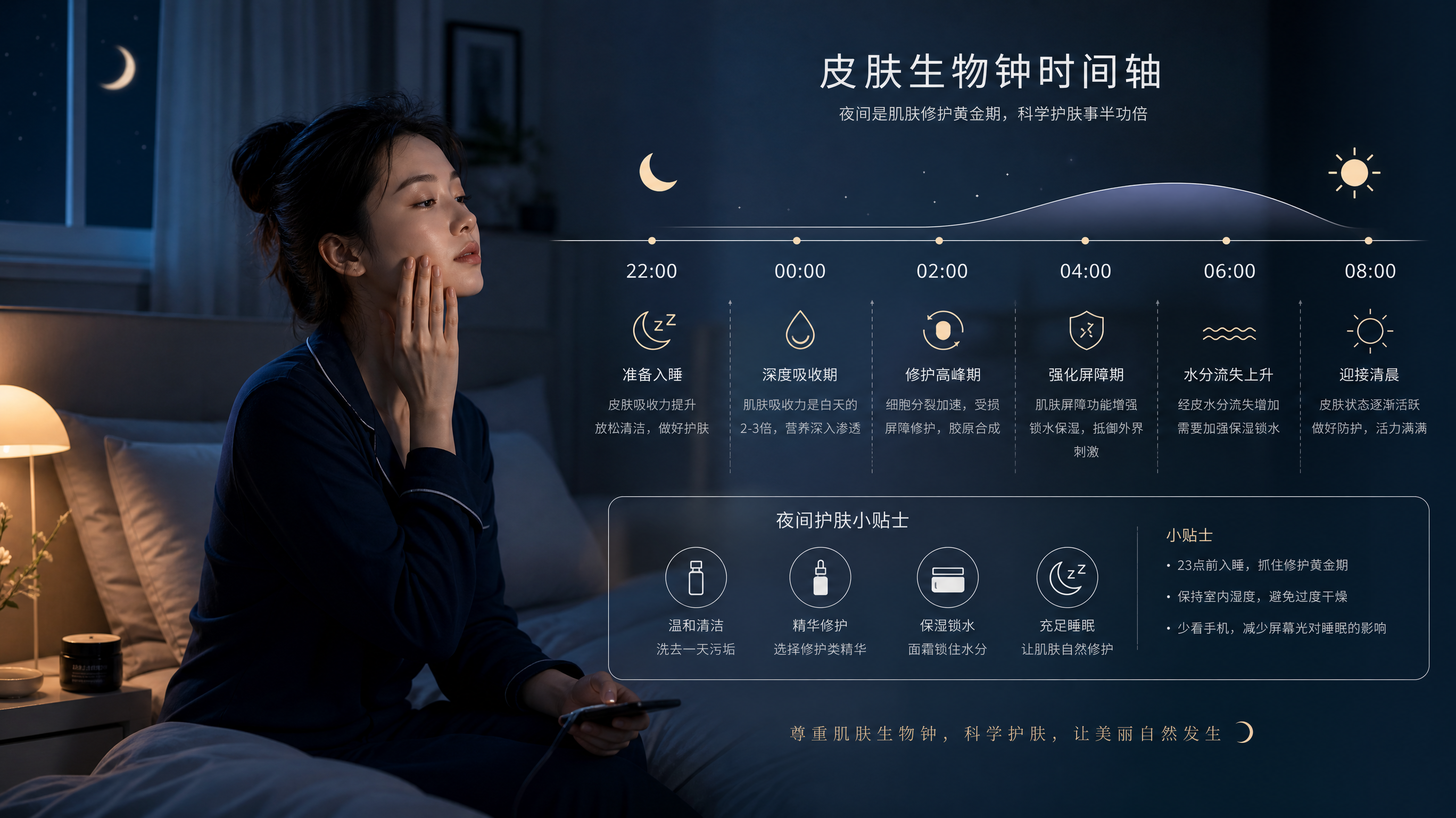 熬夜后补觉没用？你的皮肤节律乱了