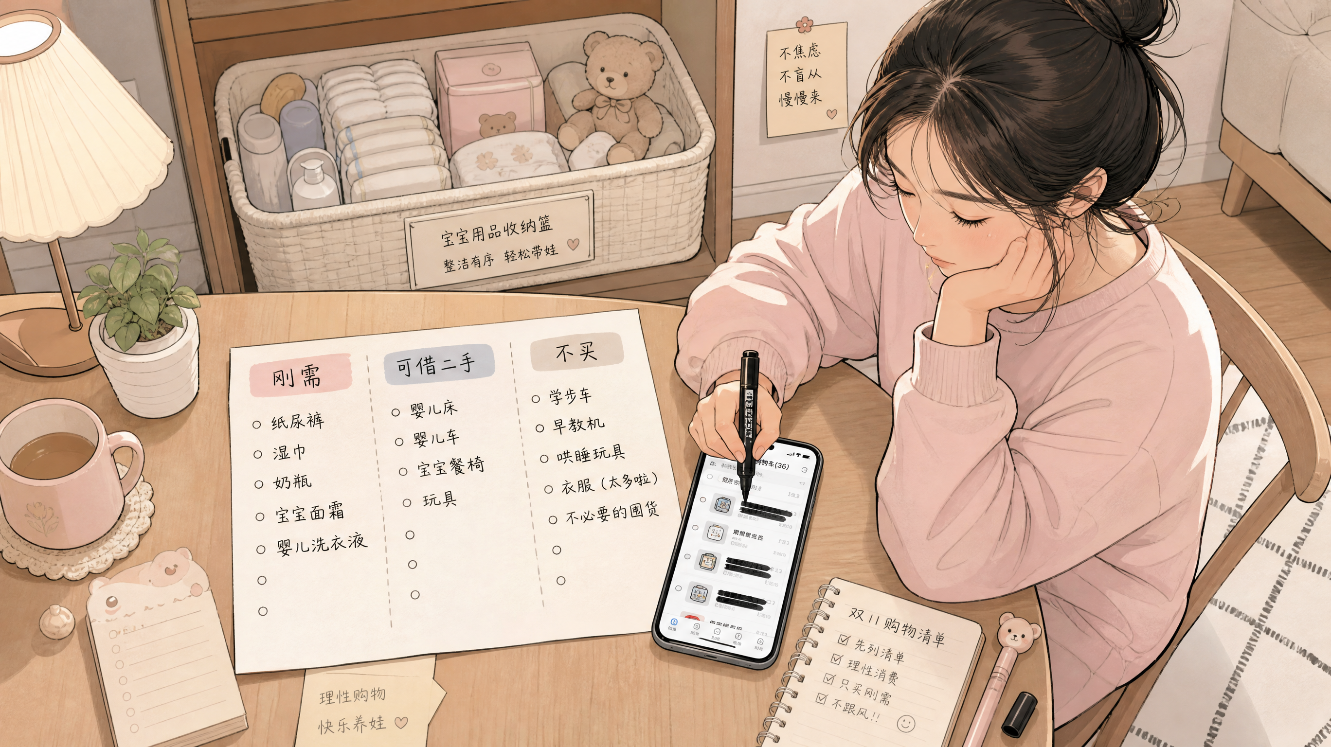 双十一别再补齐神器了：7-12个月妈妈先减掉3种负担