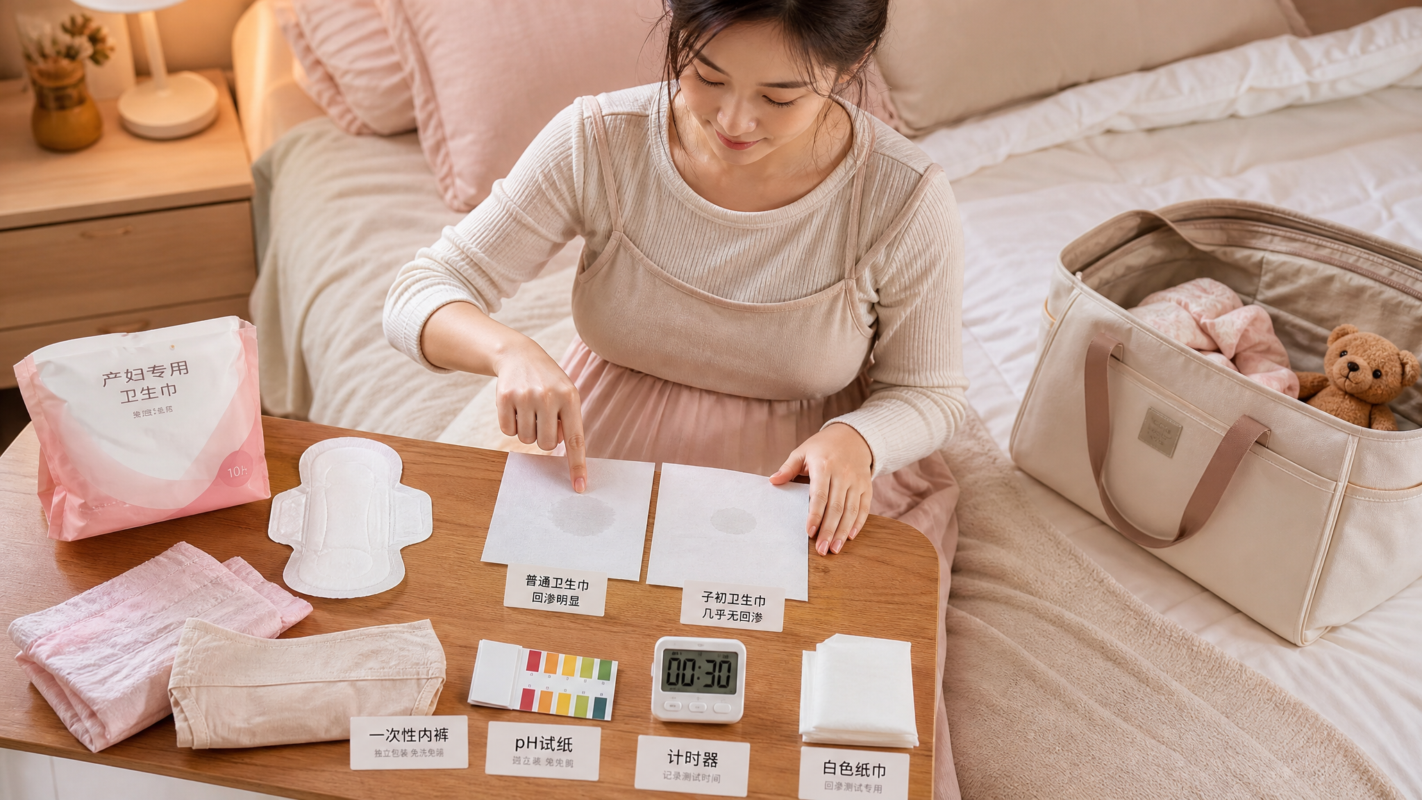 恶露期怎么选不闷不勒？产妇巾vs一次性内裤6项避坑