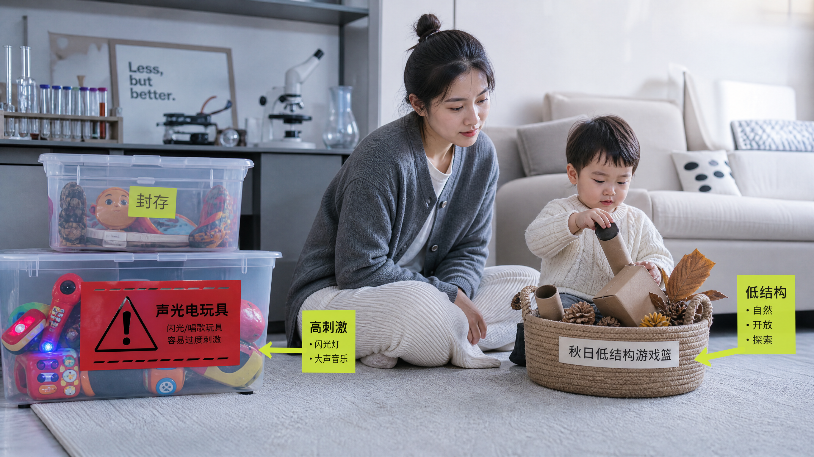 寒露后别再买会唱会闪的玩具：3箱断舍离清单