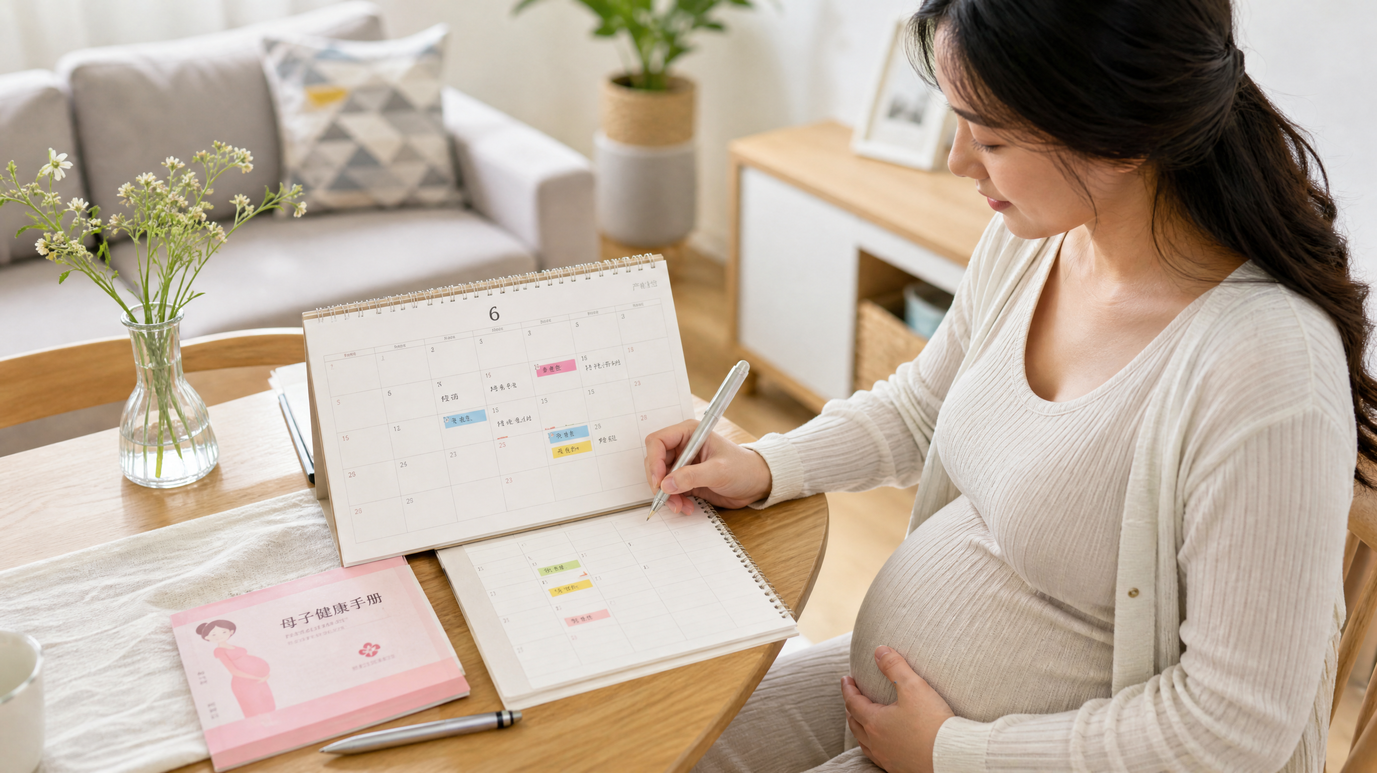 大排畸糖耐撞上流感疫苗：孕中期一张日历理顺