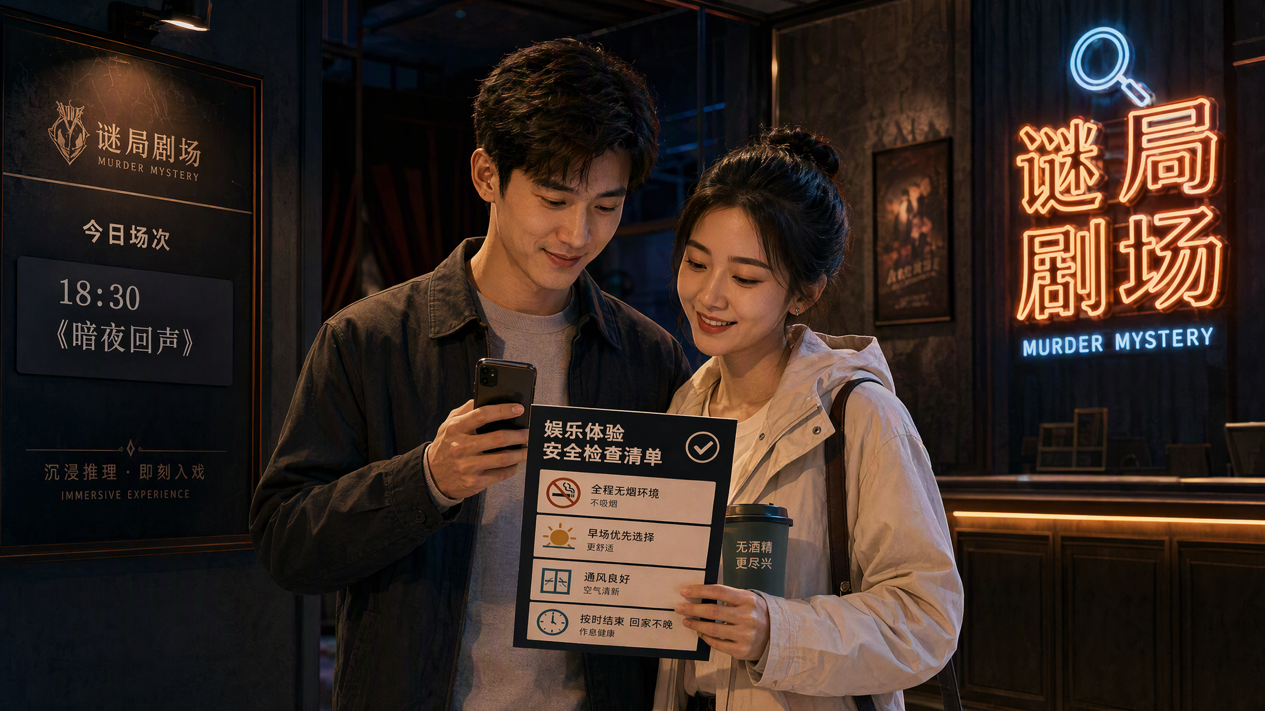 备孕周末还能去剧本杀吗？避开二手烟和通宵就行