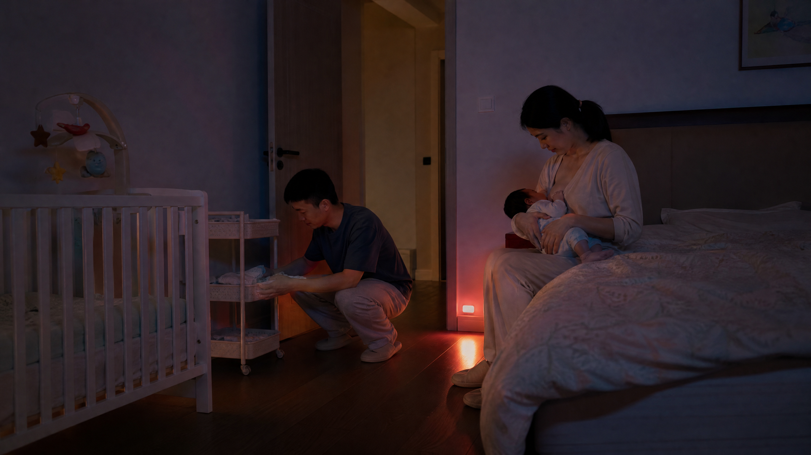 夜奶越喂越累？先把夜里的灯关对
