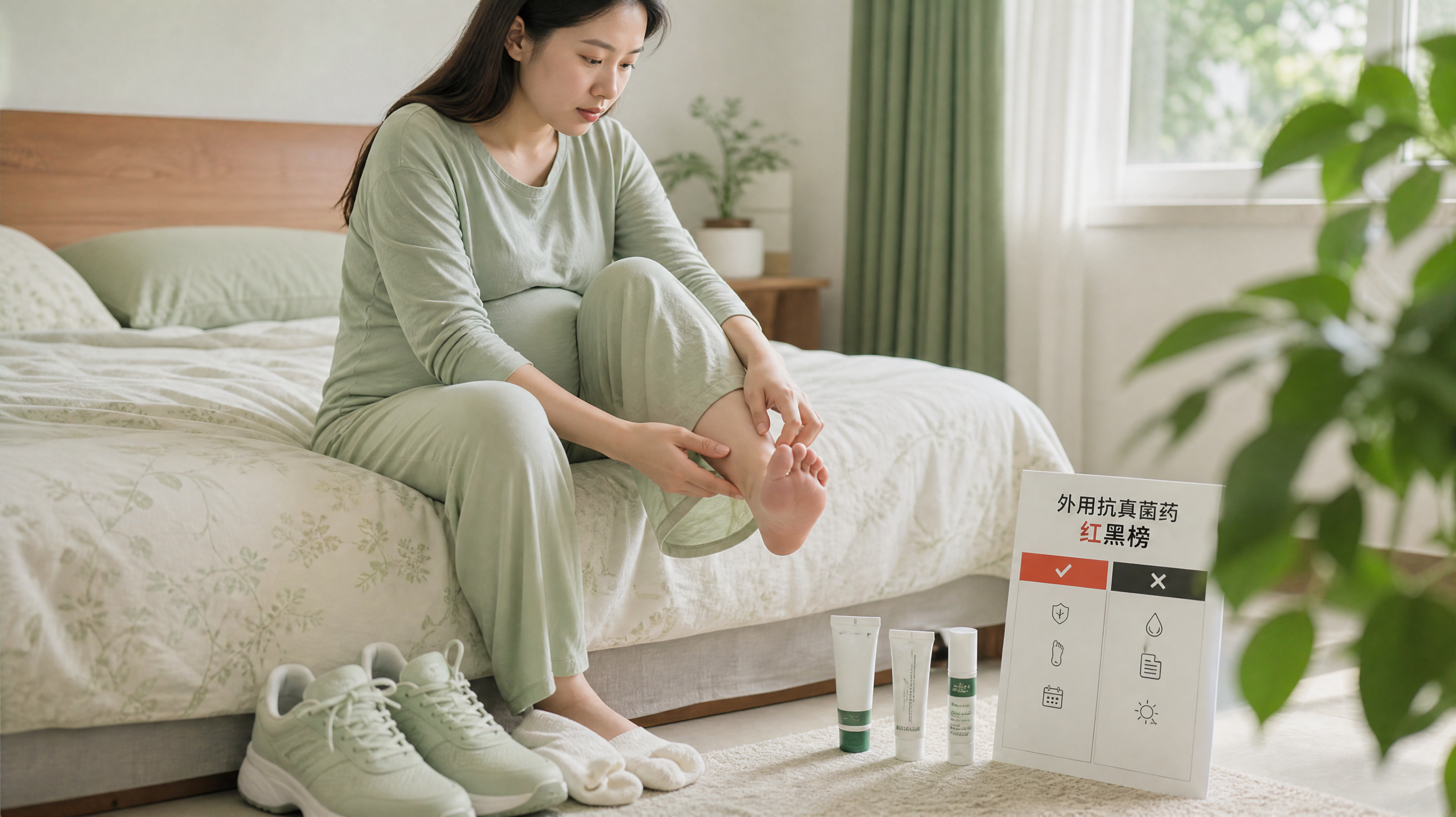 孕期脚气痒到破皮？外用抗真菌药红黑榜