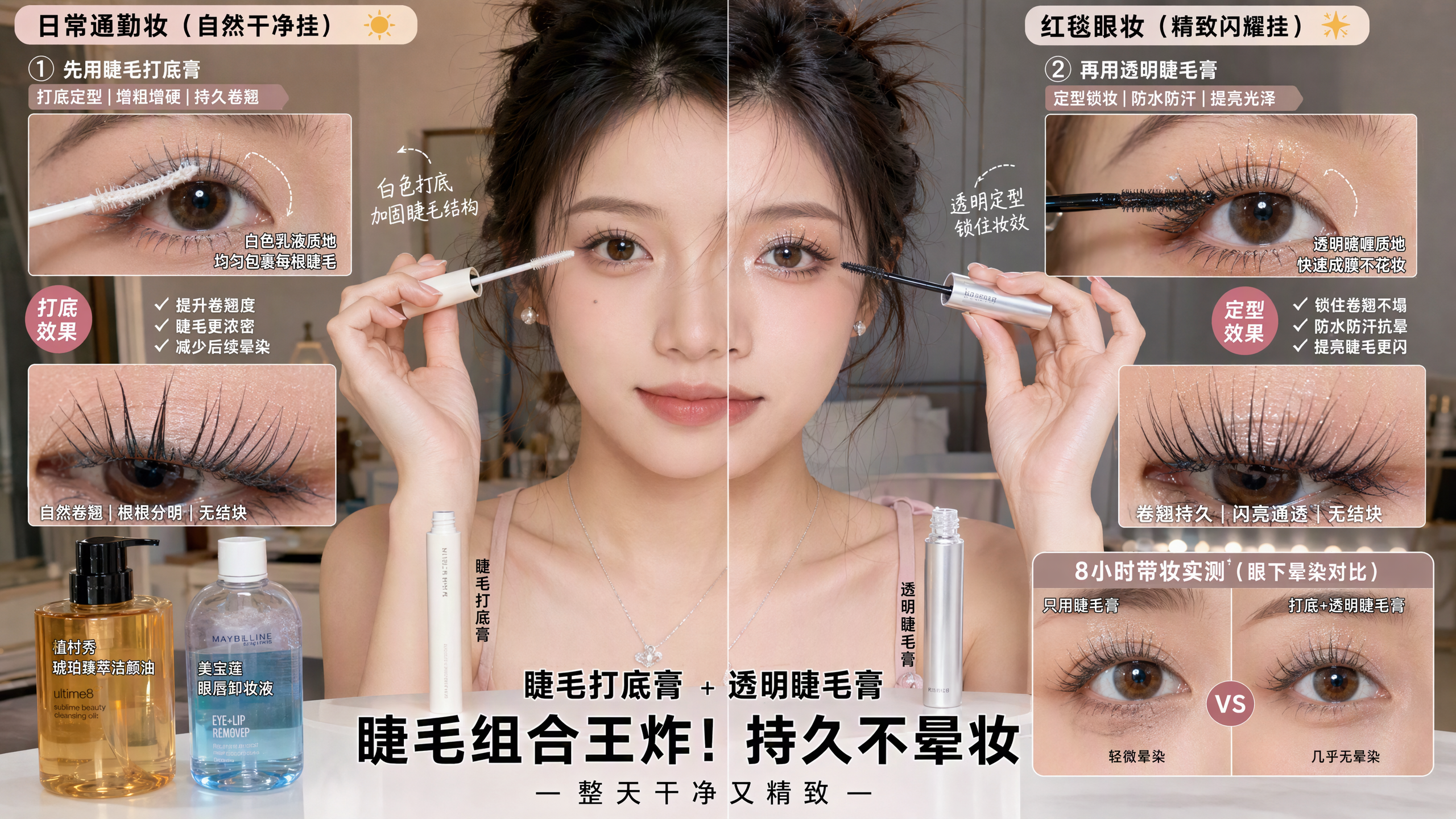 睫毛打底vs雨衣：不塌不晕但不泛白的用法