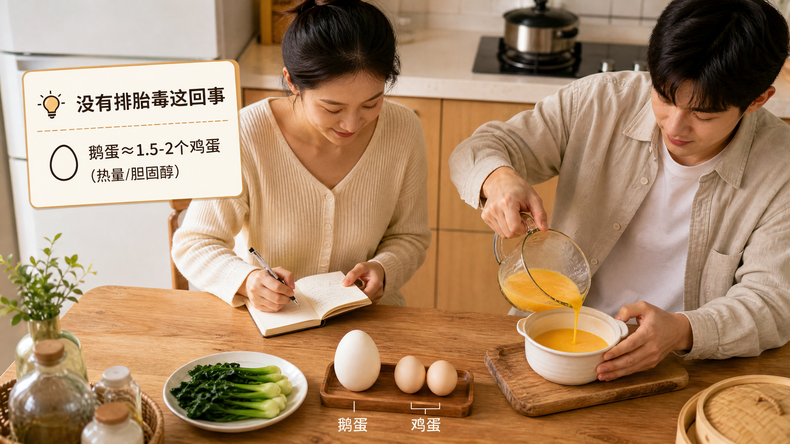 备孕别被鹅蛋绑架：没有排胎毒，鸡蛋就够了