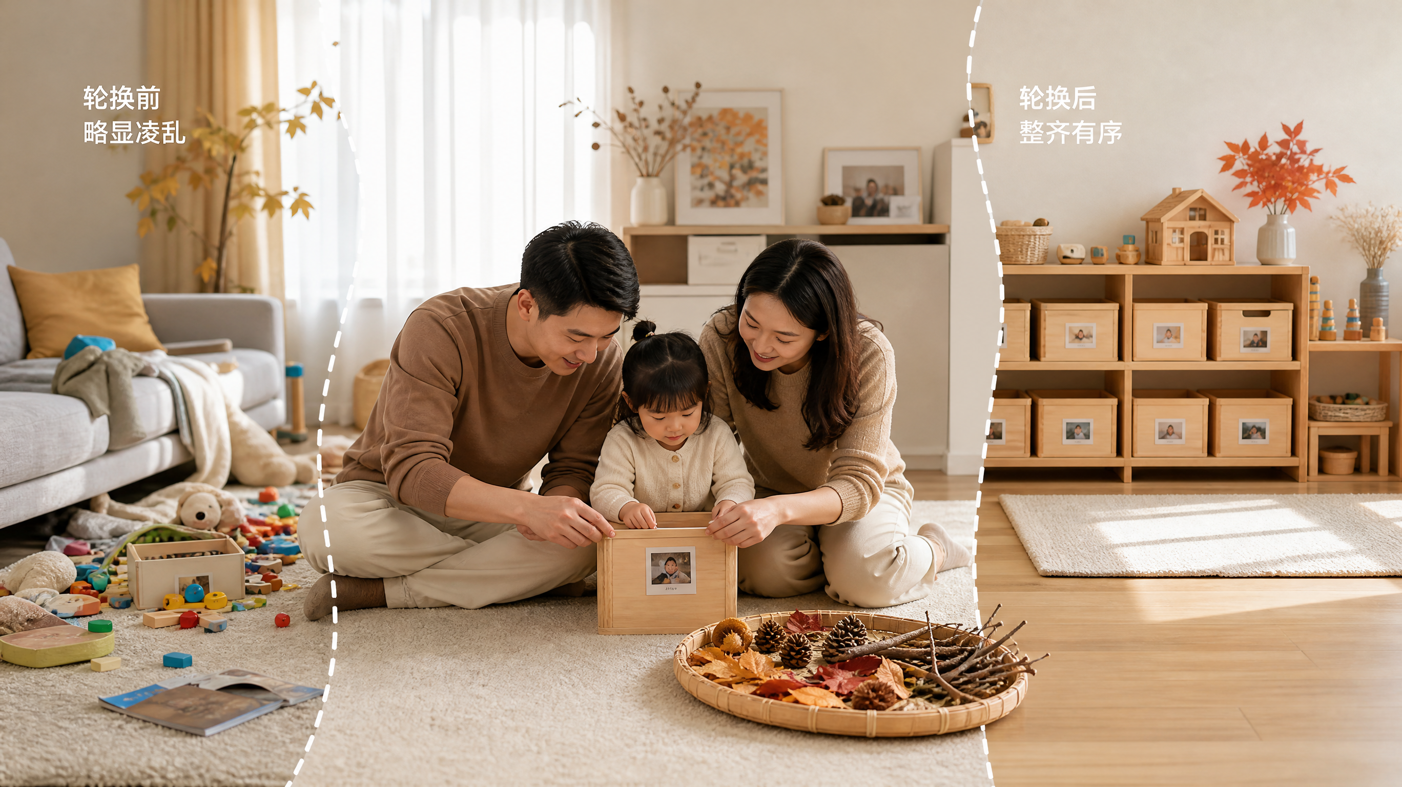 玩具别再堆了：3-6岁轮换箱一做，孩子反而玩更久