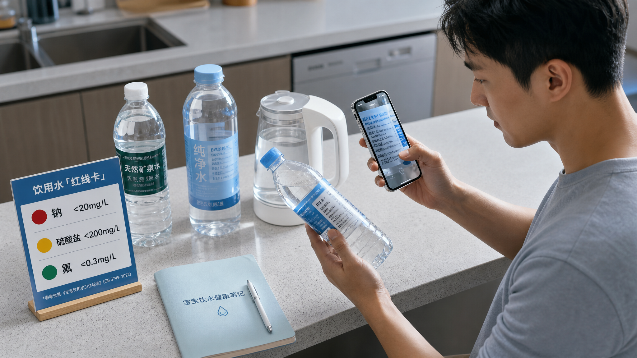 冲奶用水别凭感觉：钠、硫酸盐、氟三条红线