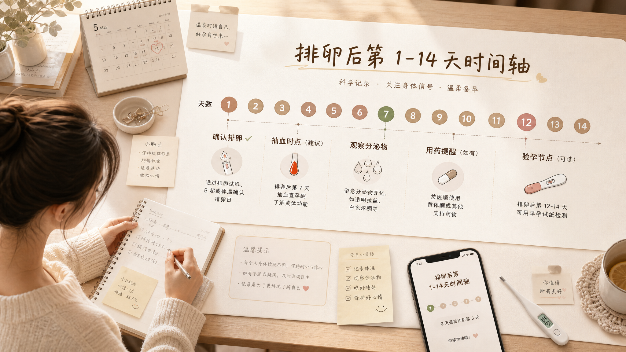排卵后别乱补孕酮：按这套“内膜-胚胎同步”流程走
