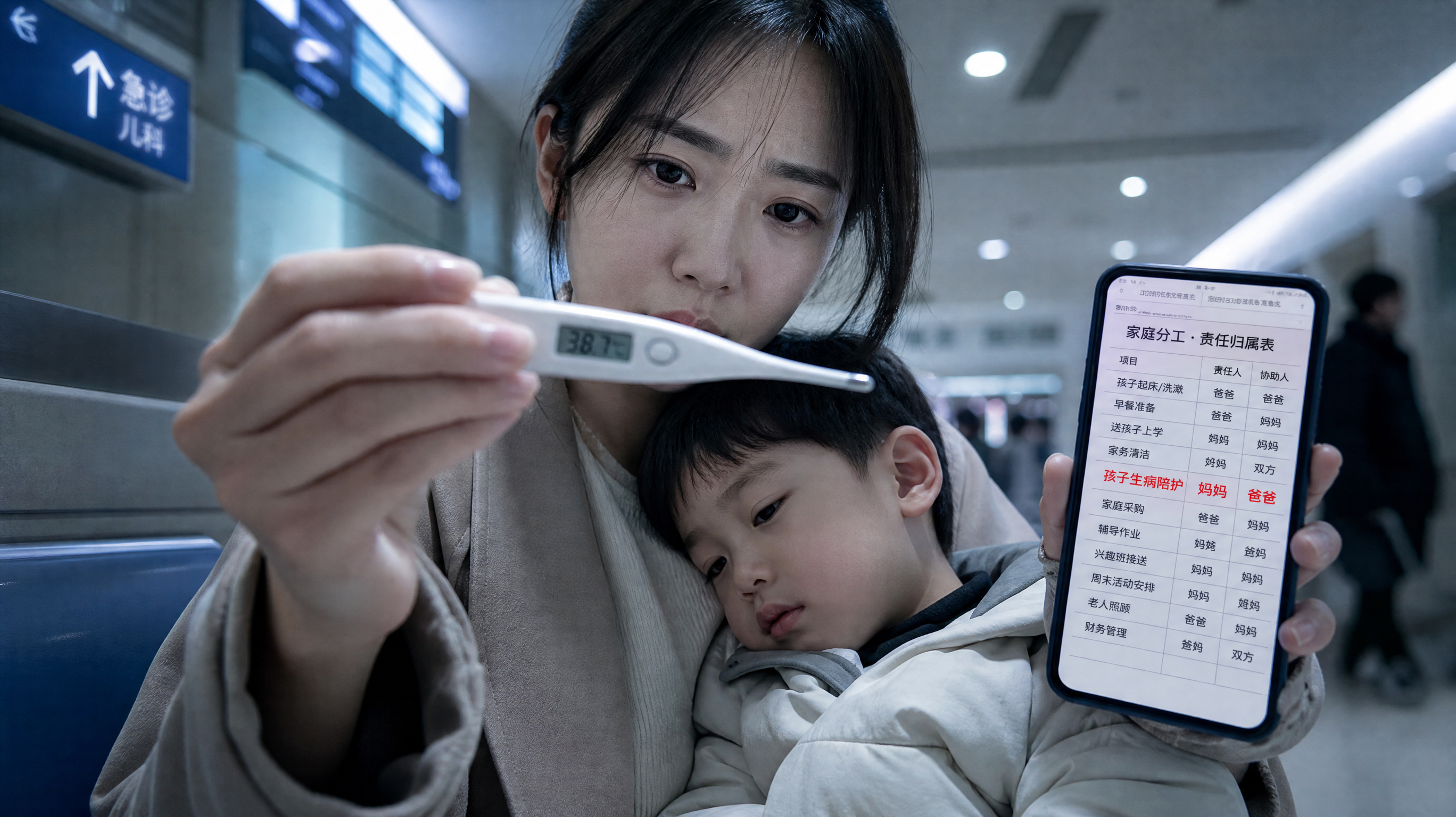 孩子一病就怪妈？用责任归属表终止自我定罪