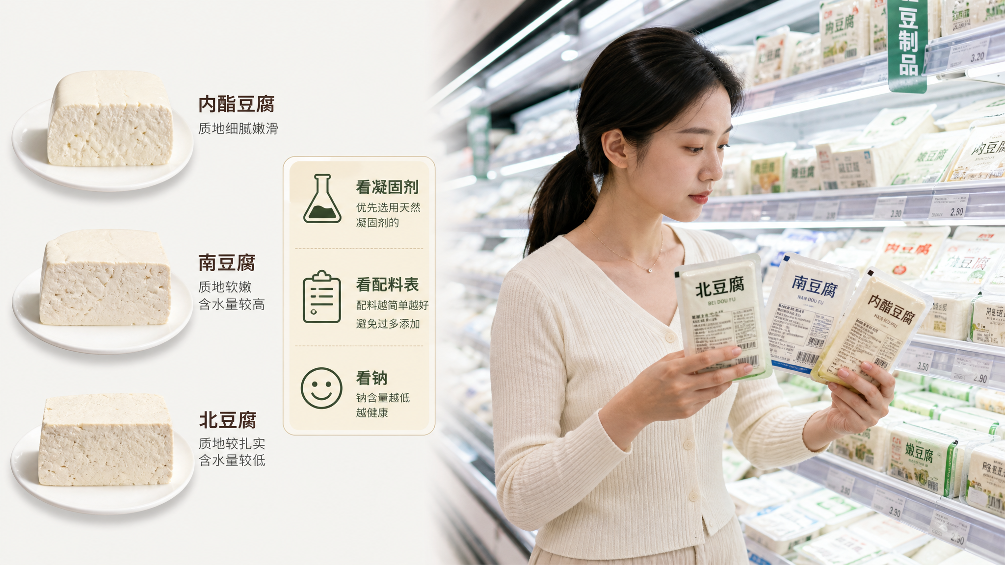 6个月+豆腐辅食别乱买：认准凝固剂，钙差很大