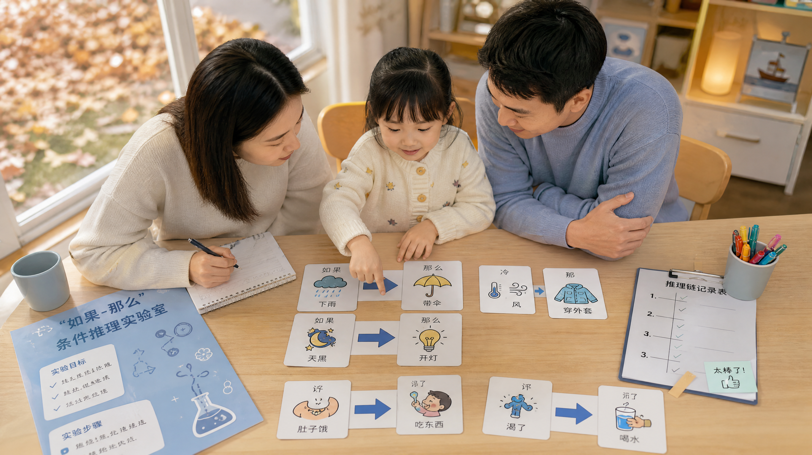 不报编程课也能练逻辑：3-6岁每天1个“如果那么”SOP