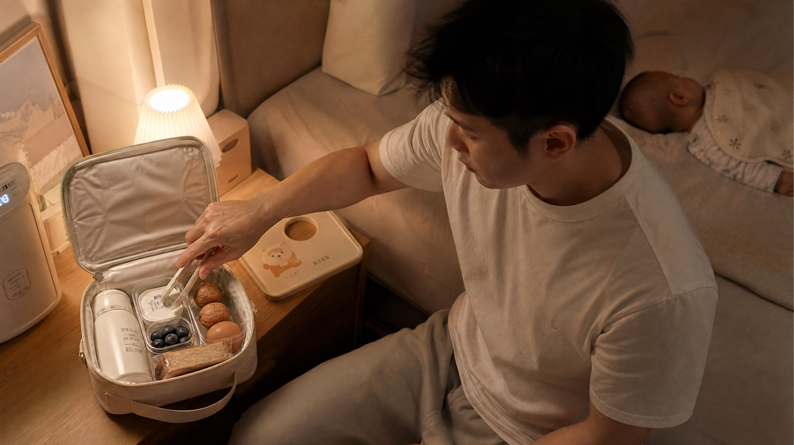 夜奶别啃月饼：3套低糖高蛋白加餐盒