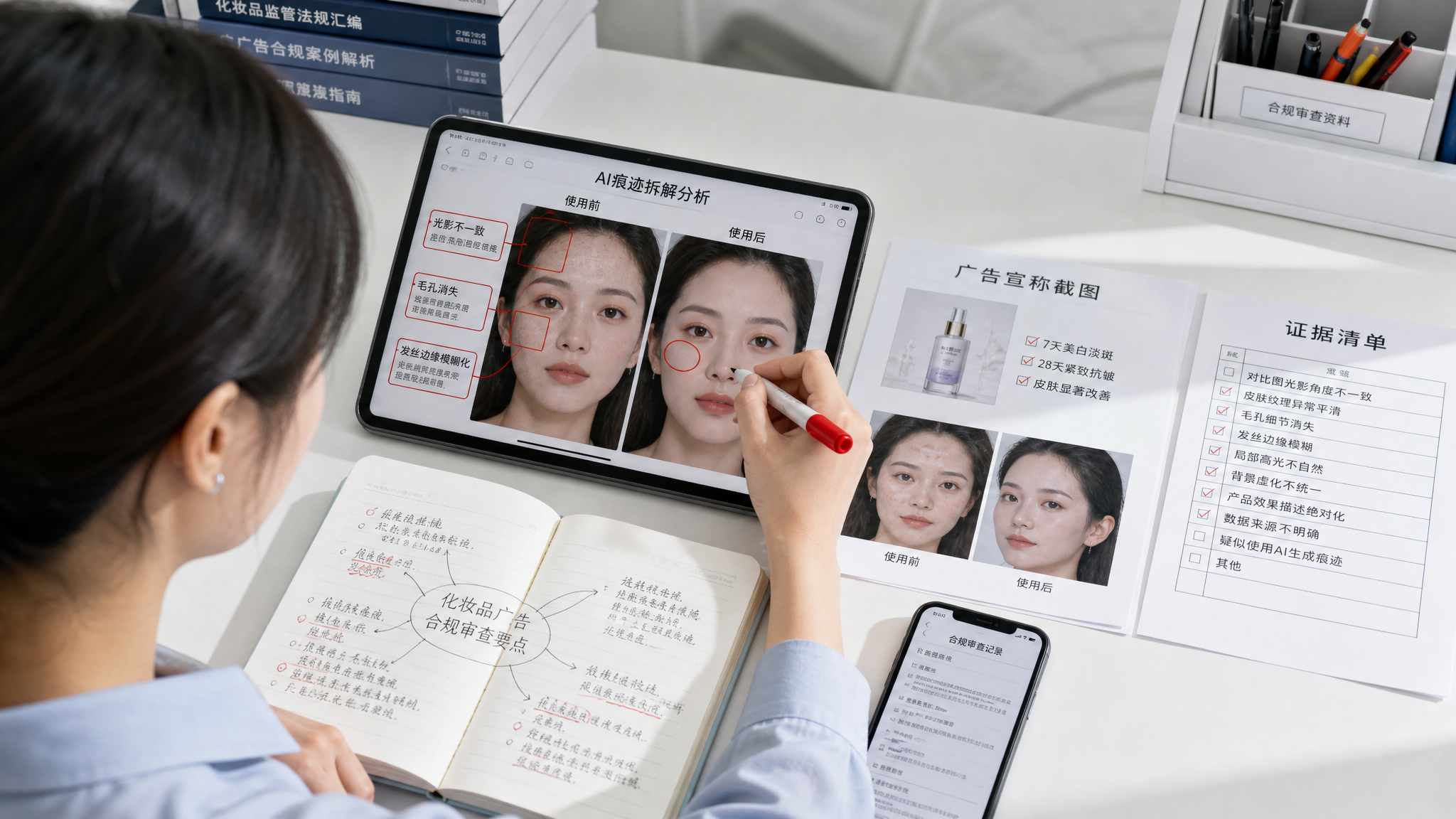看到这种“前后对比图”，先别买：4个AI痕迹+3步留证维权
