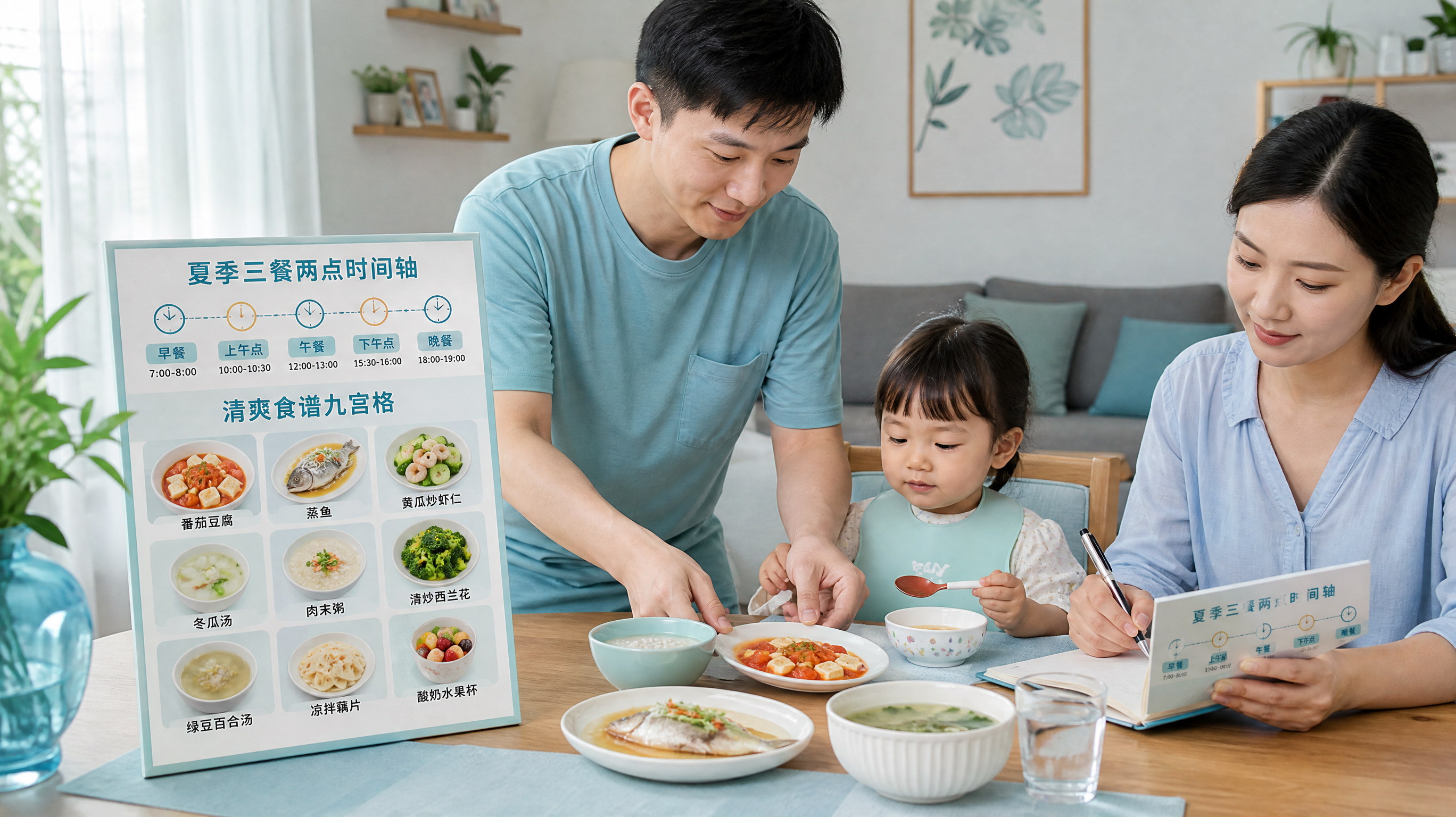 天一热娃吃得少？先别补锌，照这3步餐桌降压
