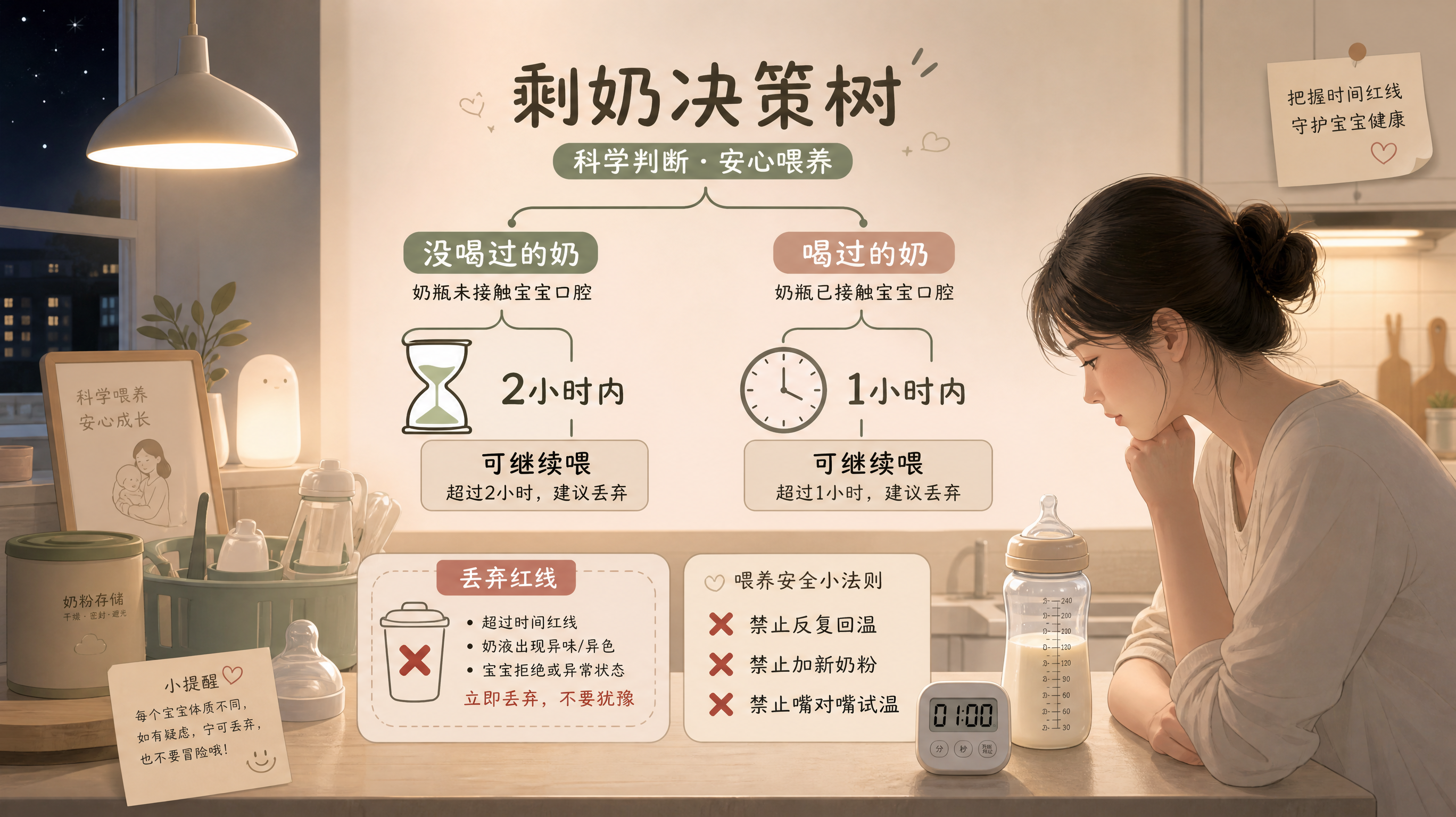 秋分后剩奶别省：1小时红线和丢弃清单