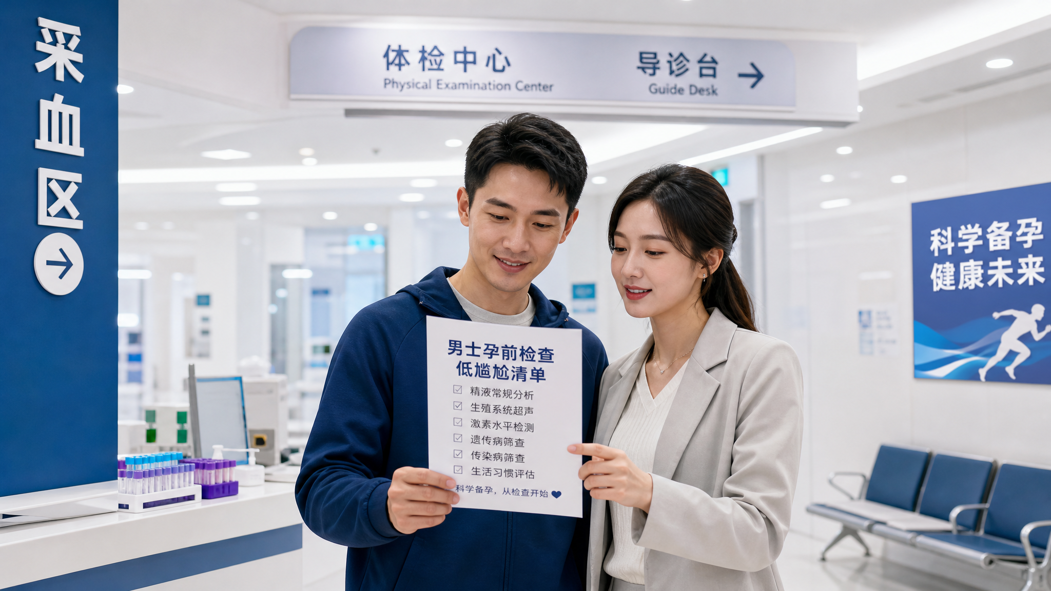 老公抗拒精液检查？先做这5项低尴尬孕前检查