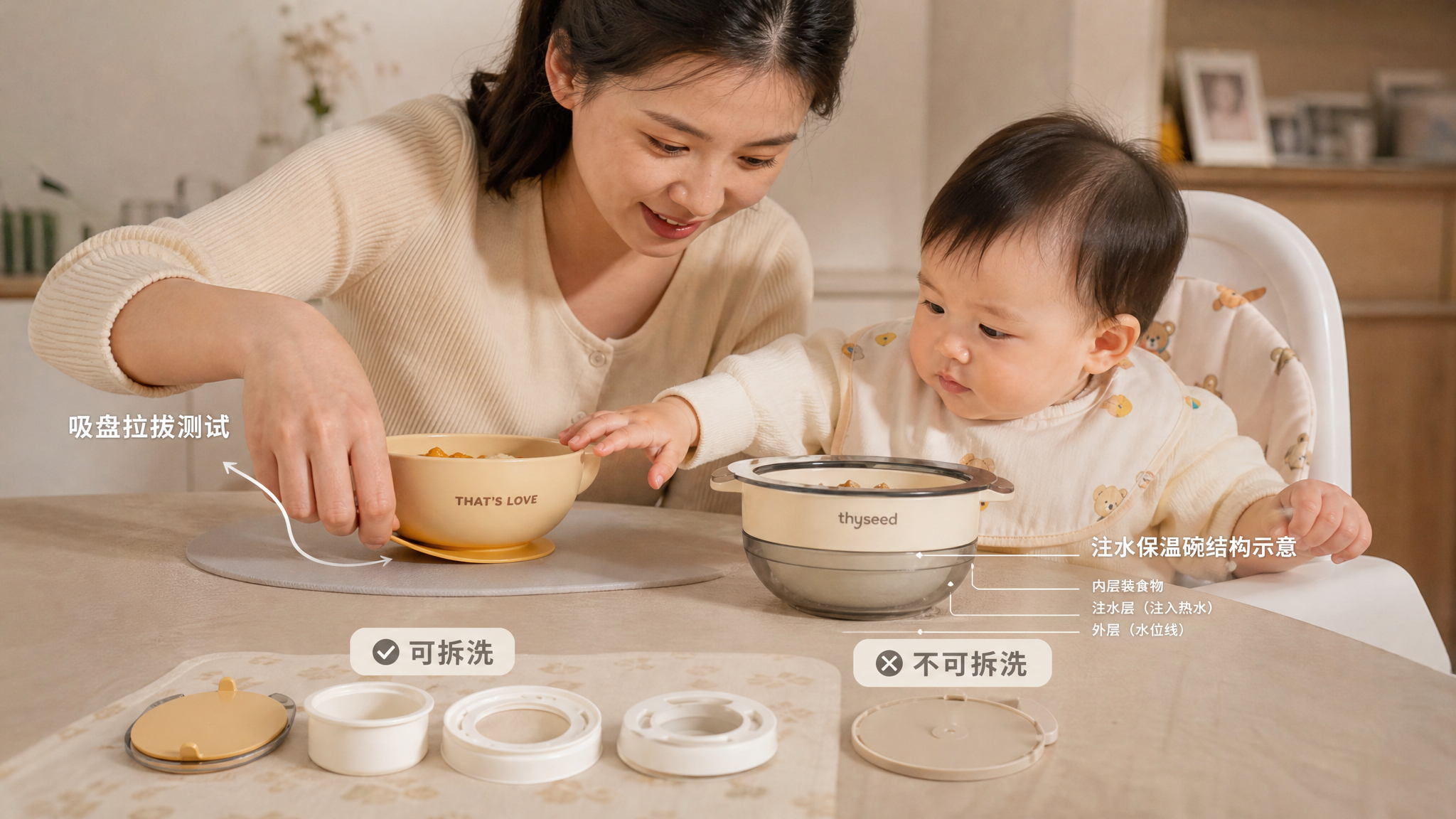 注水保温辅食碗别跟风：吸盘翻车和发霉坑太常见