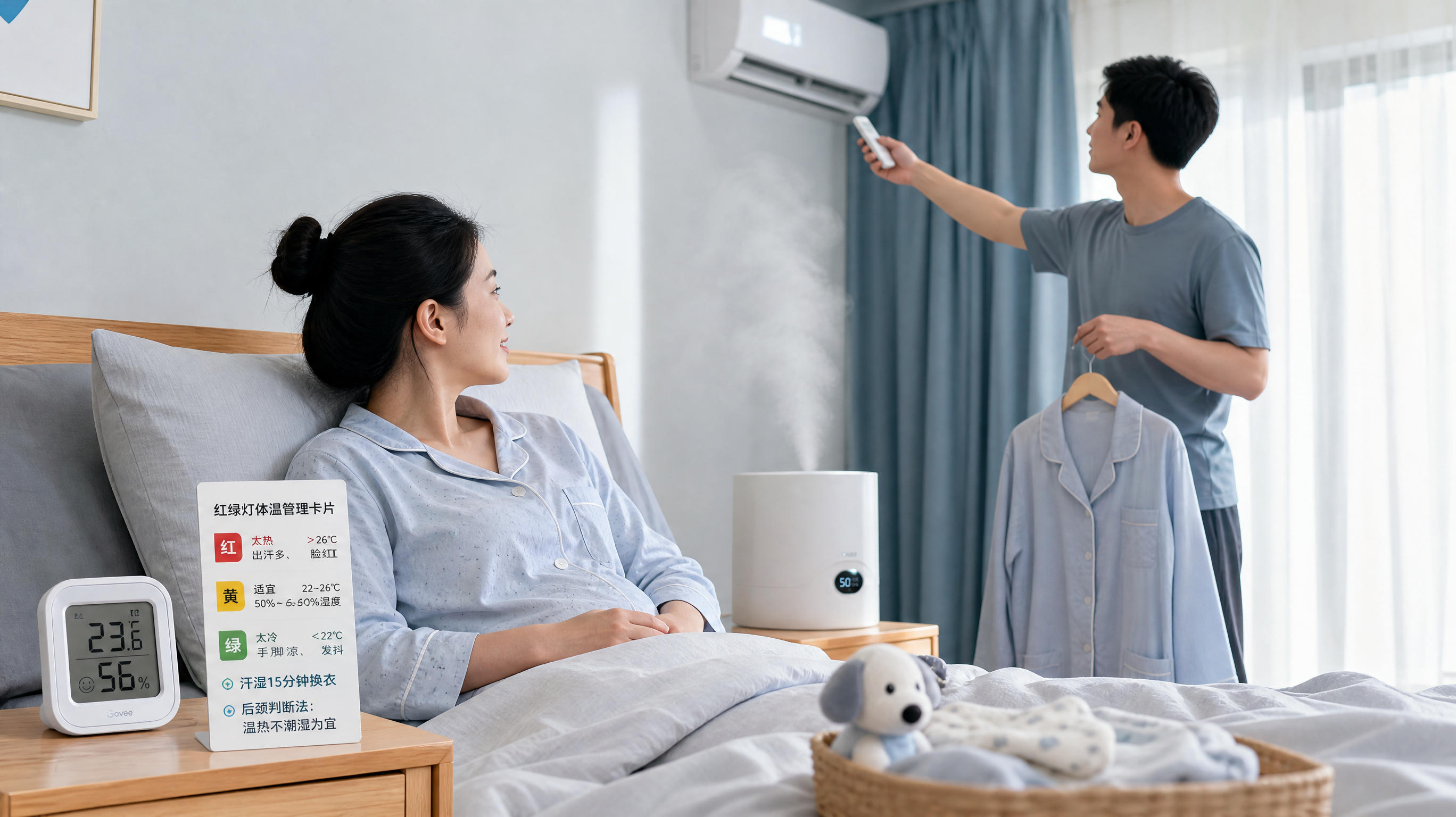 秋分前坐月子别再捂：22–26℃+汗湿15分钟换衣