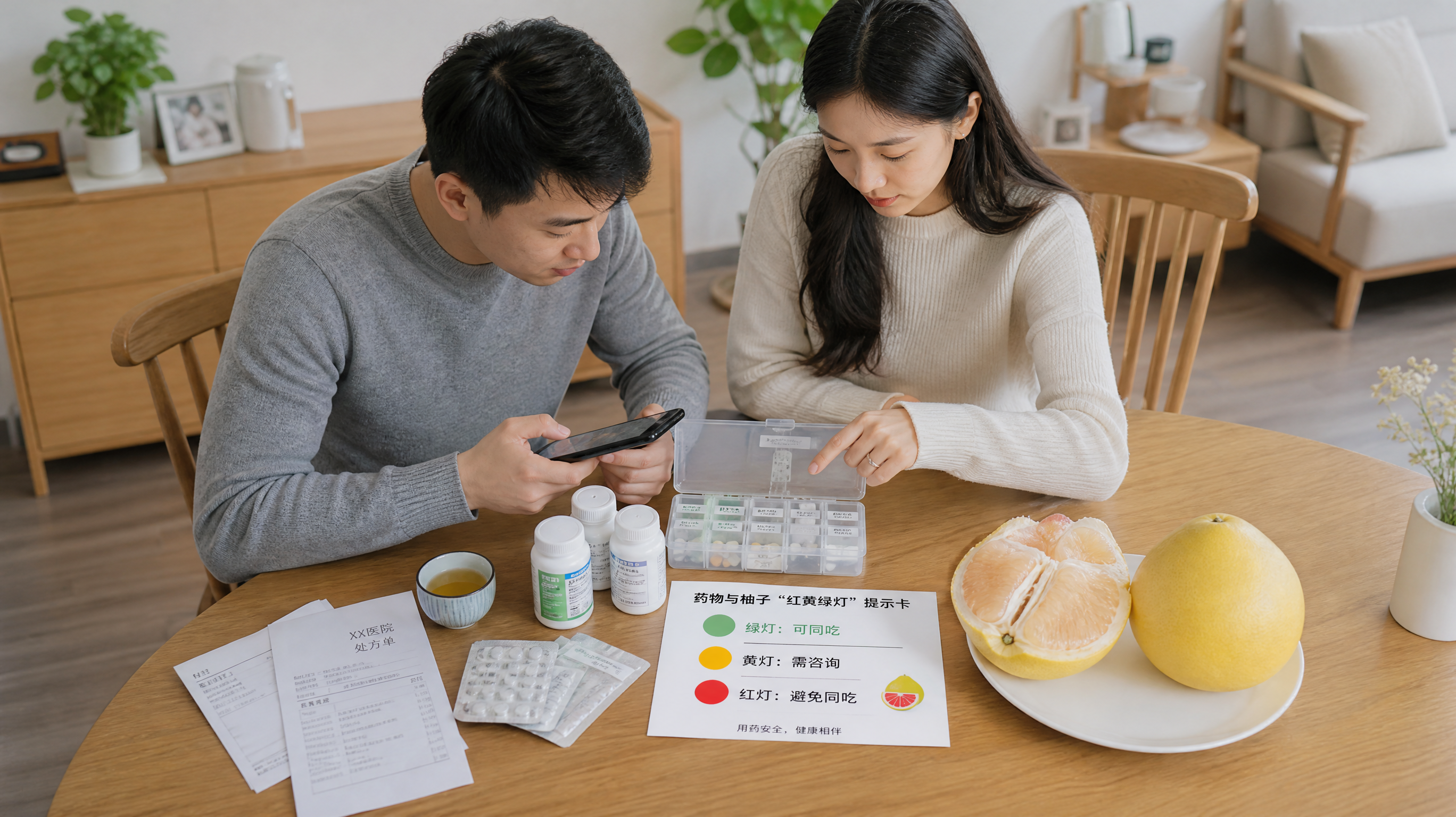 备孕吃药遇上柚子：3个问题先核对再入口