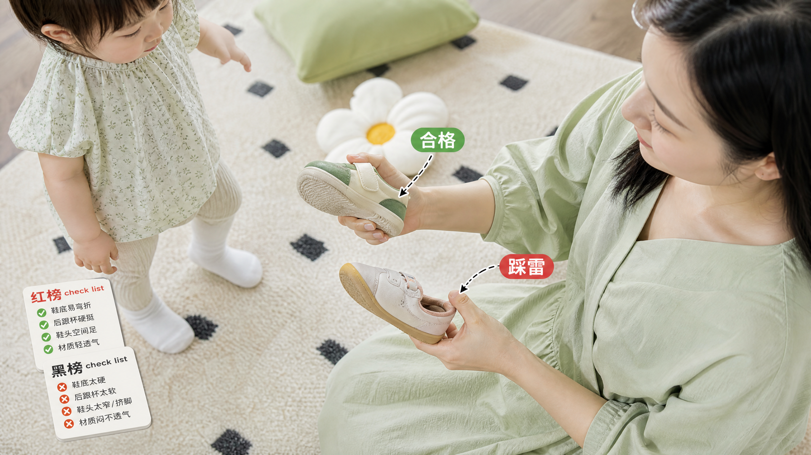 学步鞋别迷信“软到拧麻花” 只看3处就够了