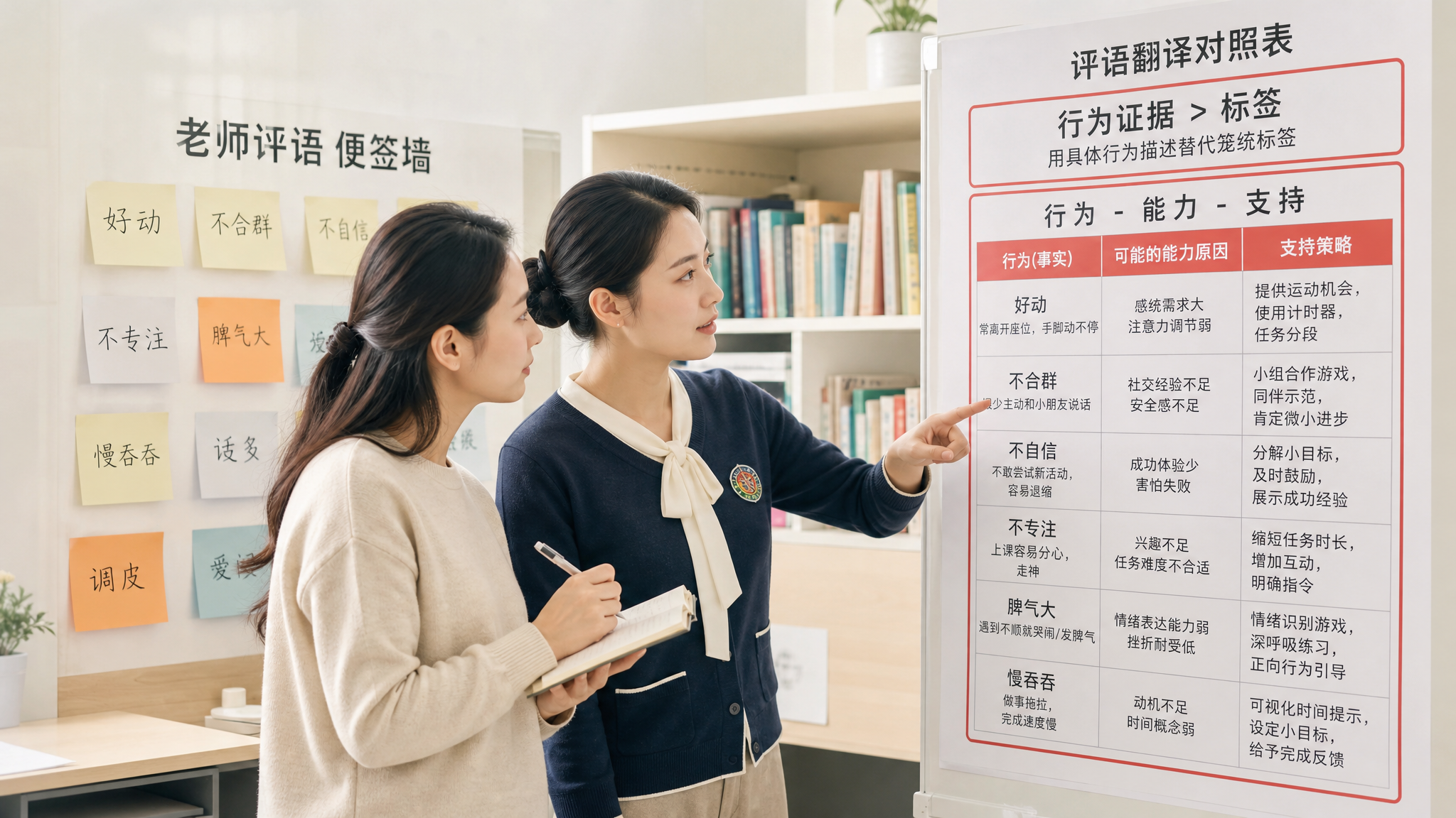 幼儿园评语别脑补：用“行为-能力-支持”翻译法