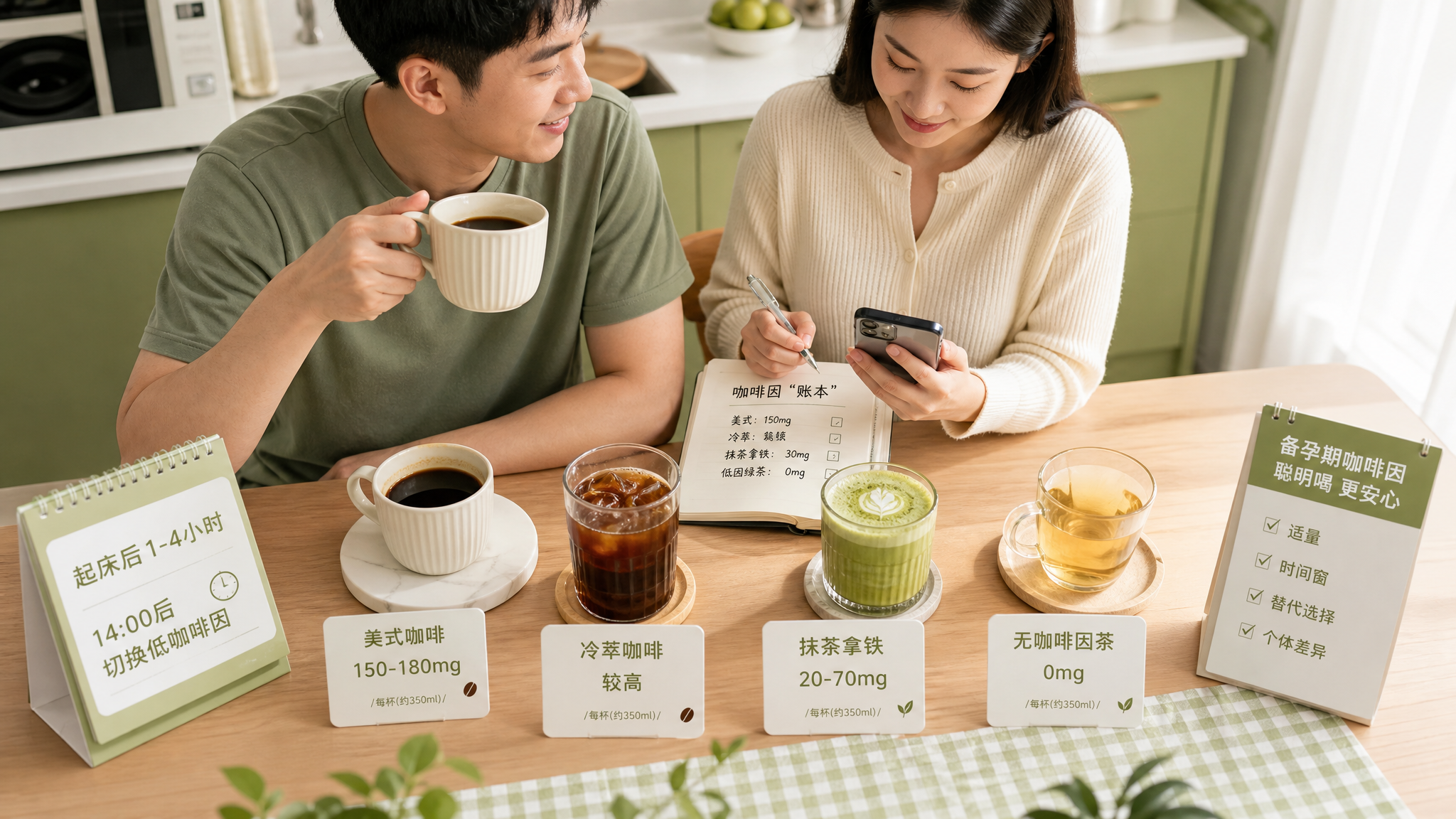 备孕别硬戒咖啡：记住200mg和14点分界线