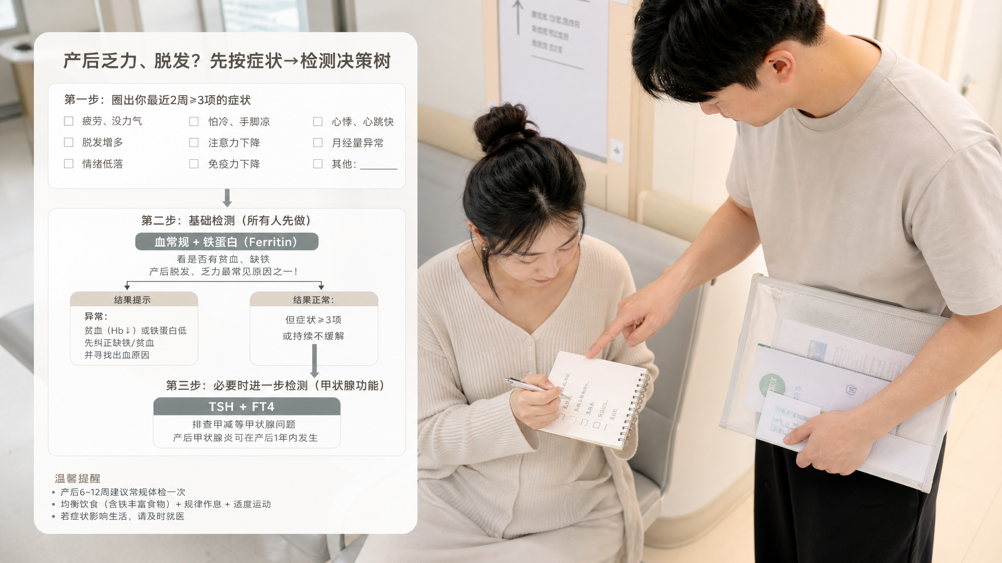 产后总累怕冷健忘？先查这2项再谈甲功